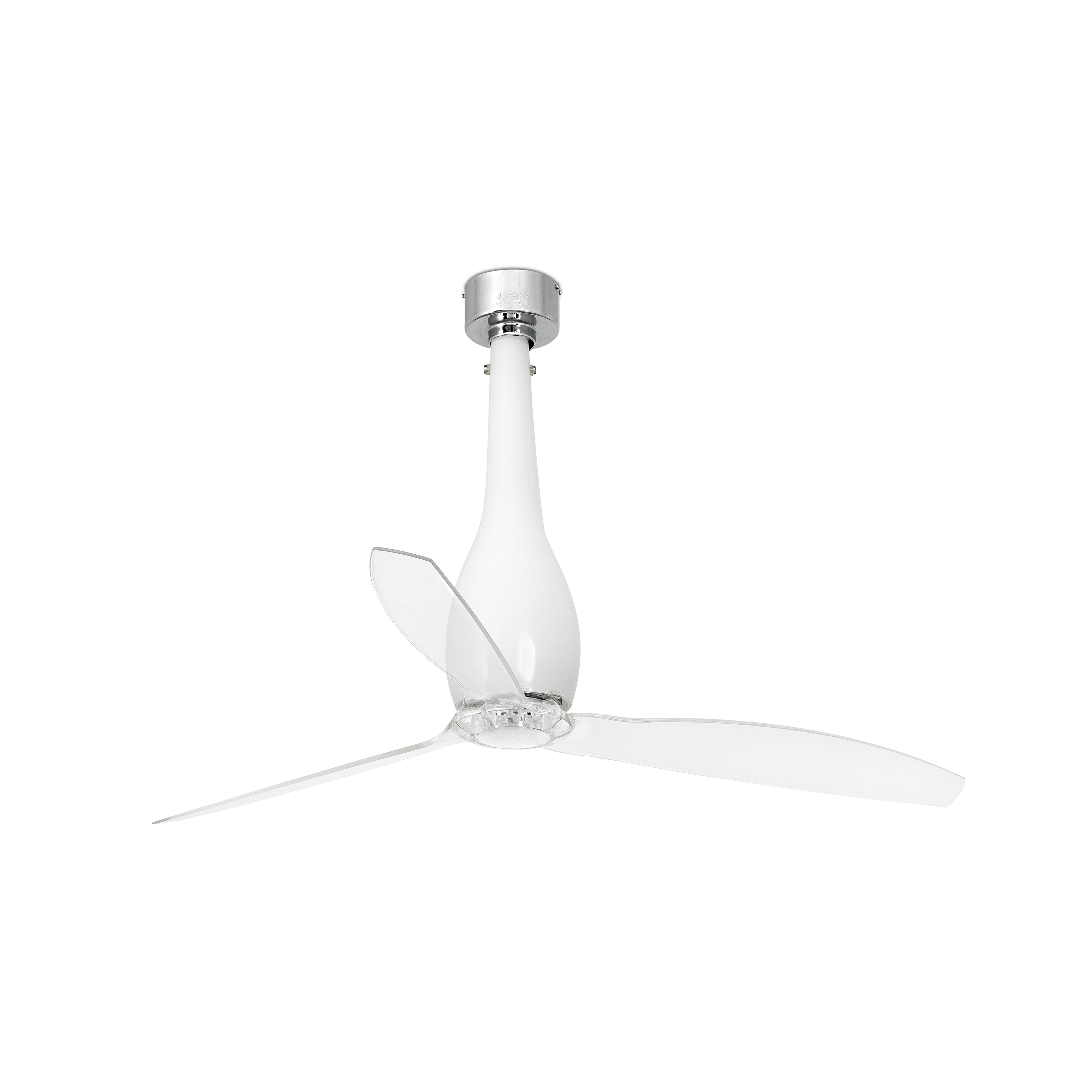 Faro Eterfan - ventilateur de plafond avec télécommande - Ø - blanc et transparent