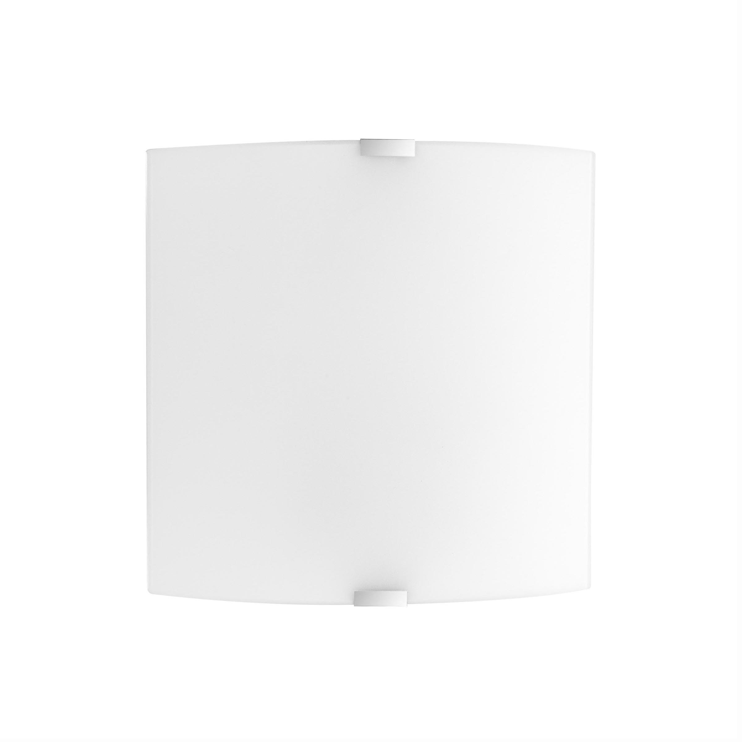 Nova Luce Quale - plafonnier - x 7 cm - blanc et chrome