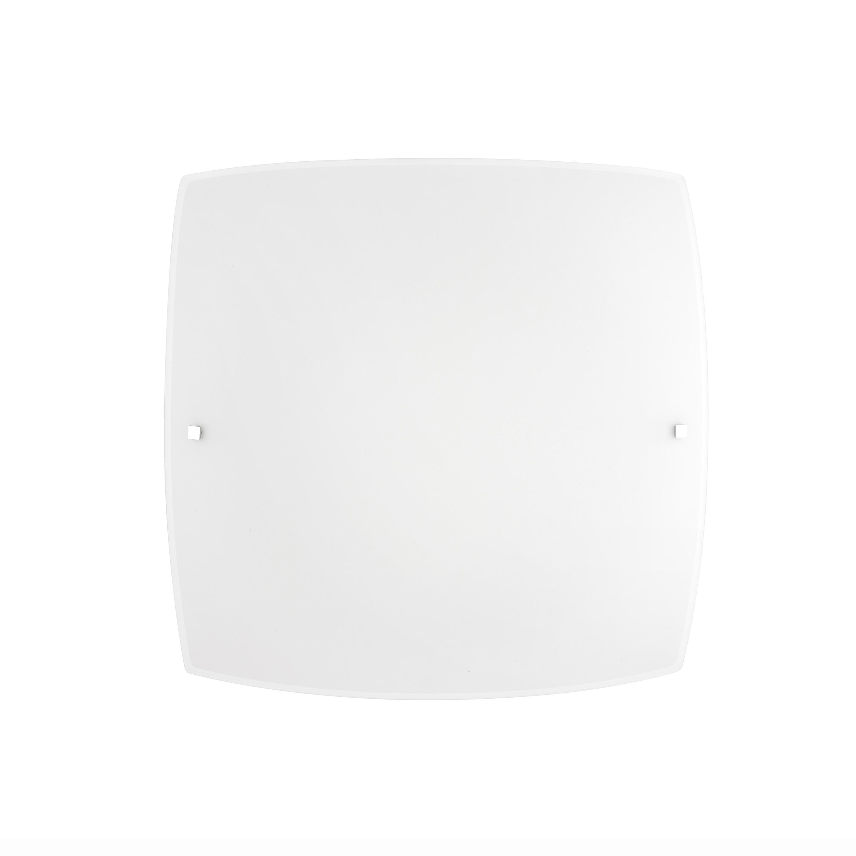 Nova Luce Quale - plafonnier - x 8 cm - blanc et chrome