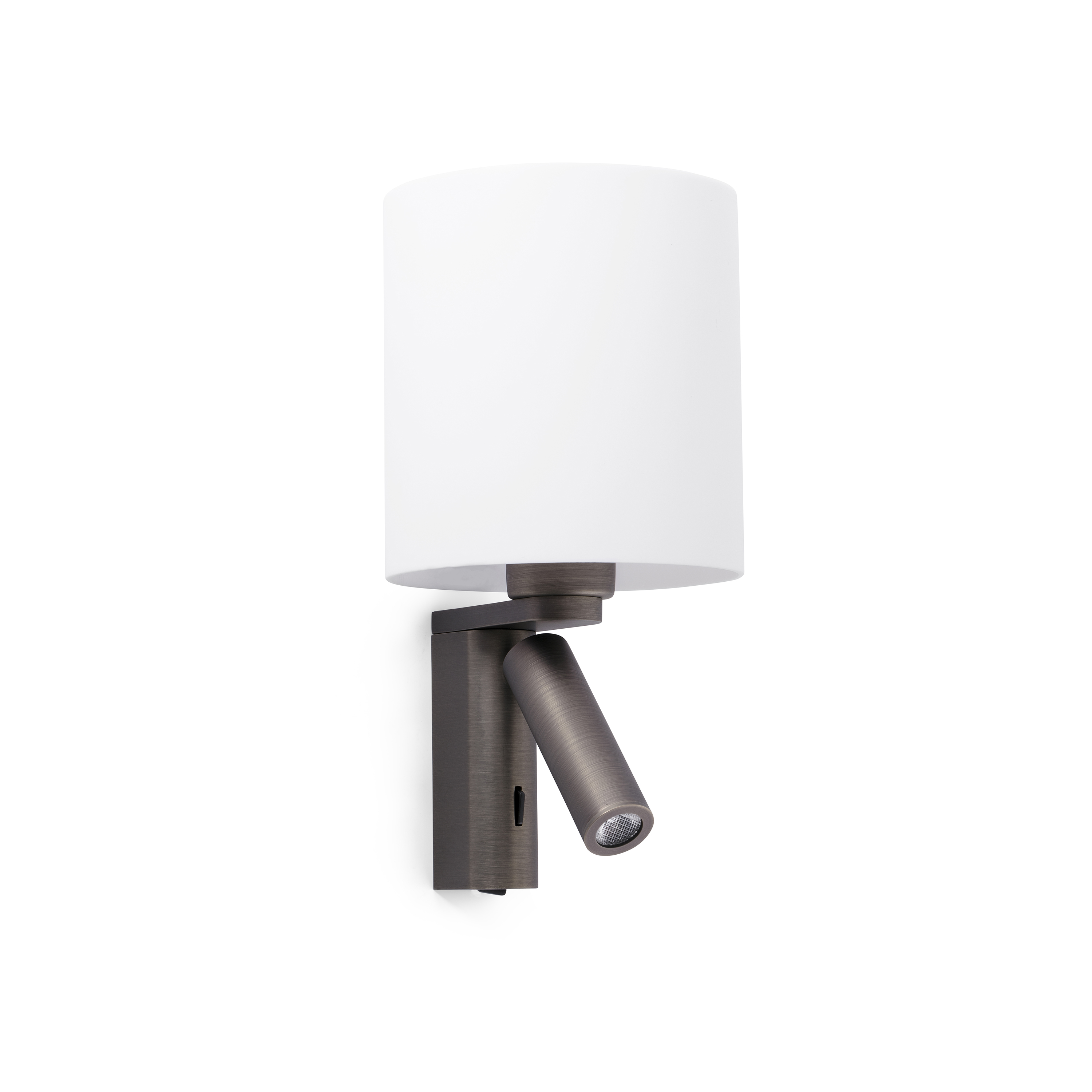 Faro Rob - applique murale avec interrupteur - ,5 x 29,5 cm - 3W LED inclus - bronze