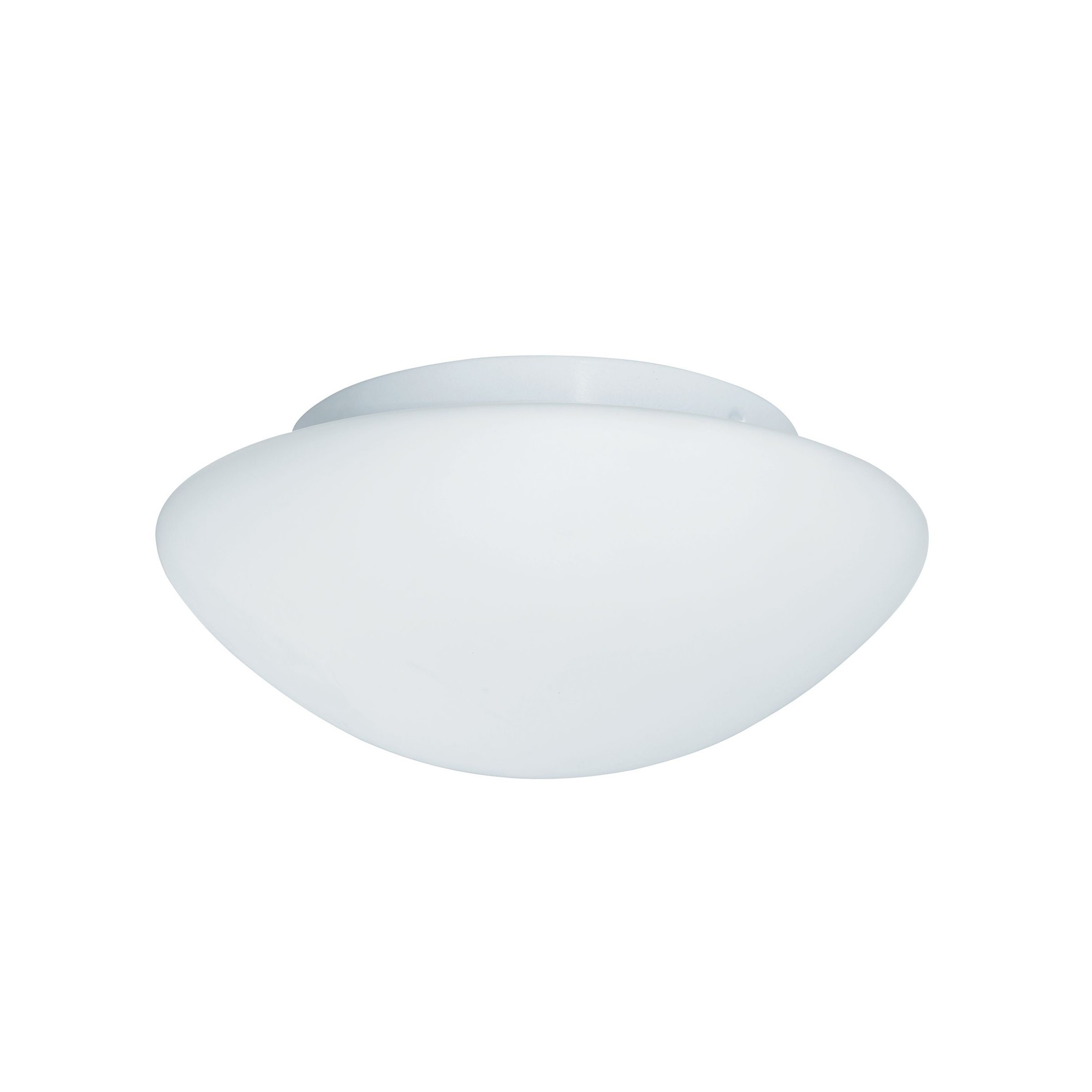 Searchlight Bathroom Flush - plafonnier de salle de bains - Ø ,5 cm - IP44 - blanc opale