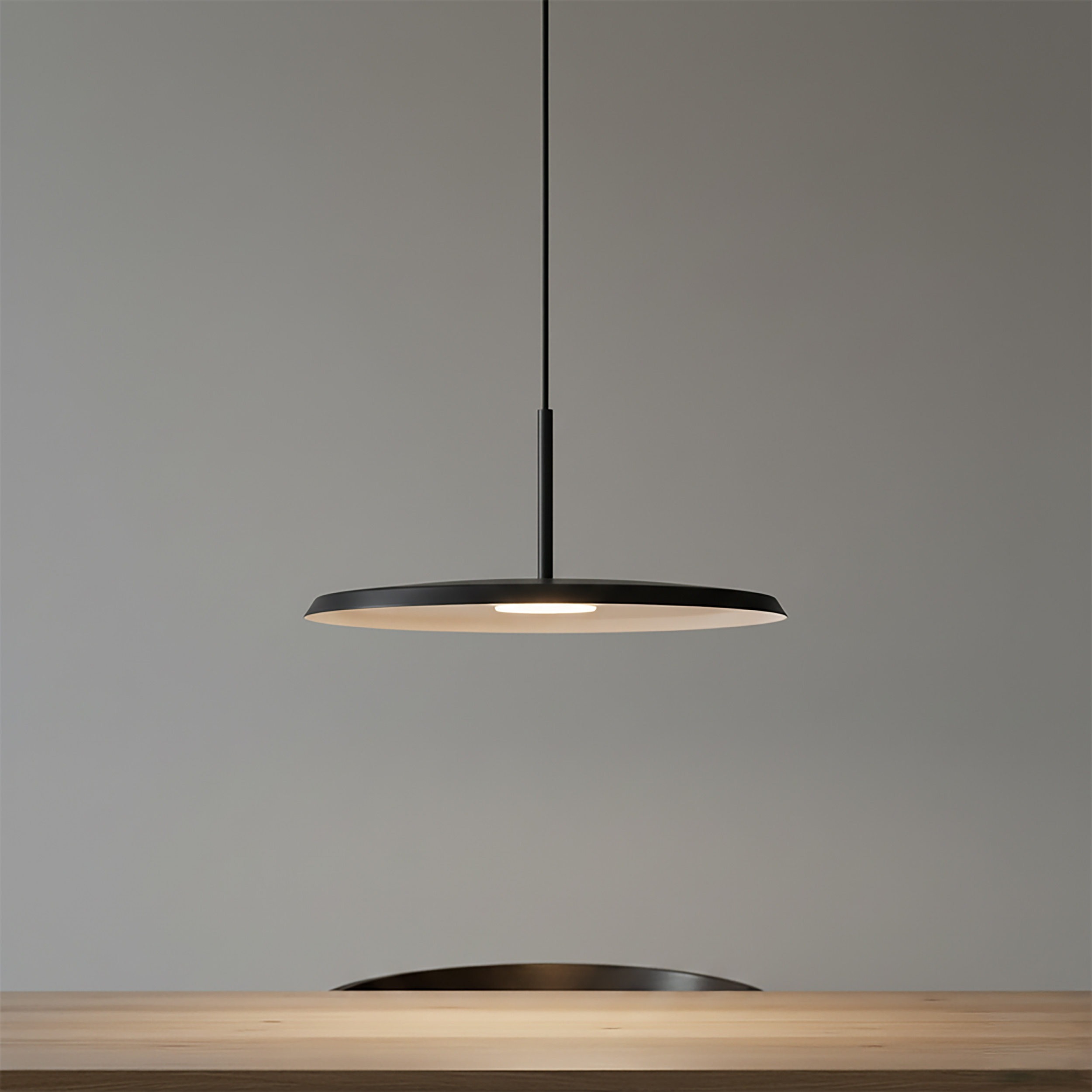 Artdelight Osorne - lampe suspendue - Ø ,5 cm - 7W LED inclus - noir