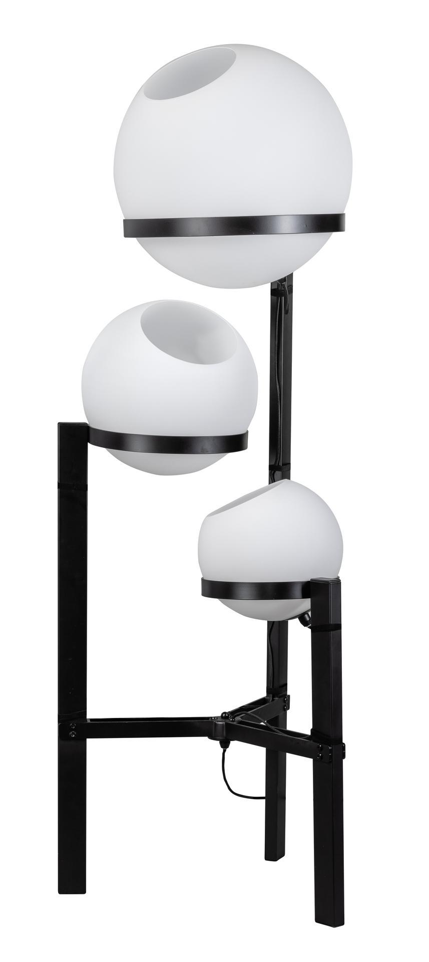 ETH Orb Opal - lampadaire - Ø cm - noir et blanc