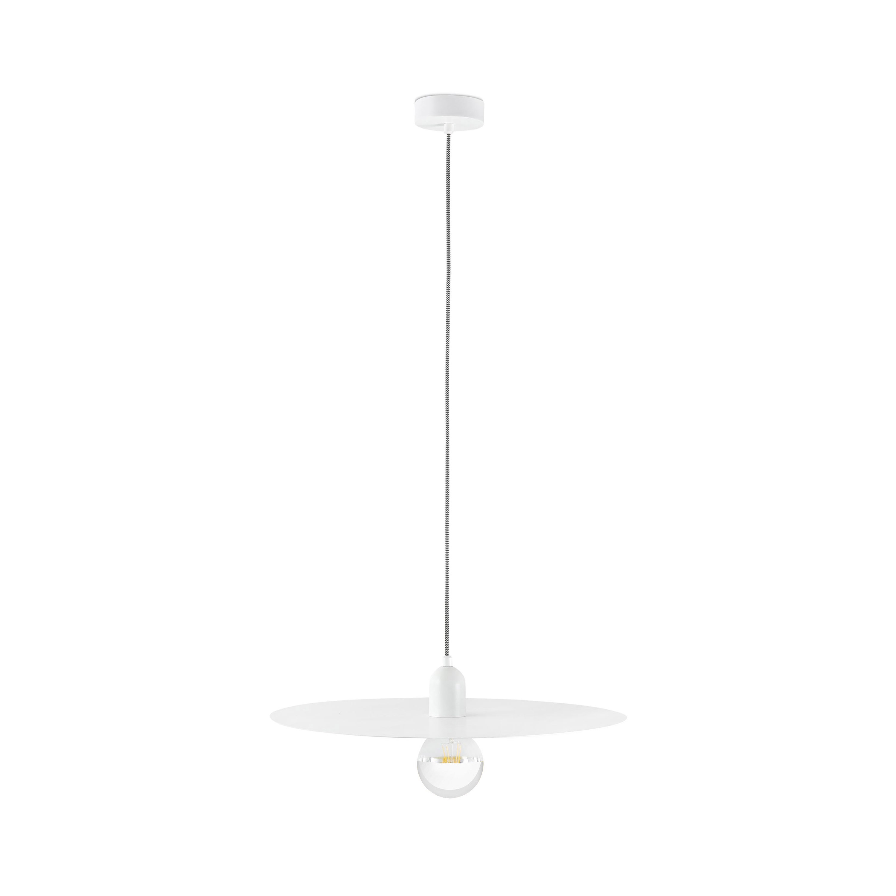 Faro Plat - lampe suspendue - Ø - blanc mat