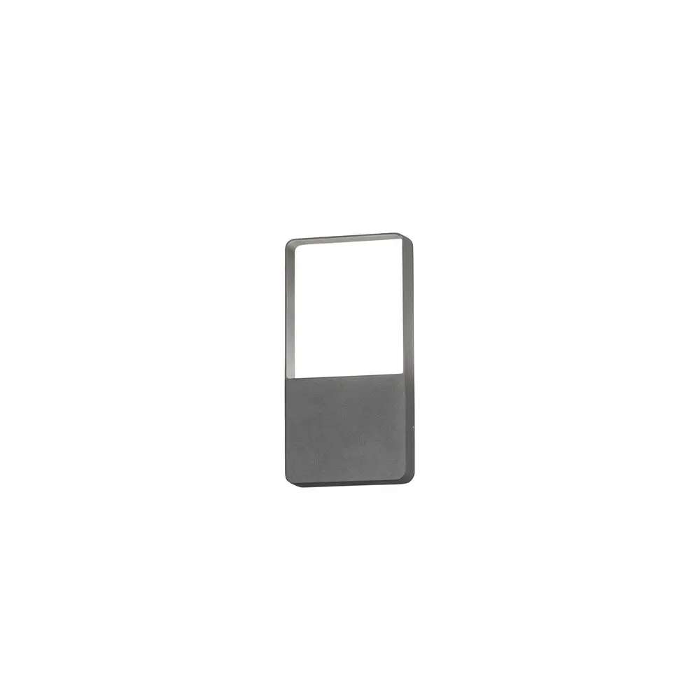 Konstsmide Matera - applique murale extérieure - 12,5 x 5,5 x 24,5 cm - LED 6W inclus - IP54 - anthracite