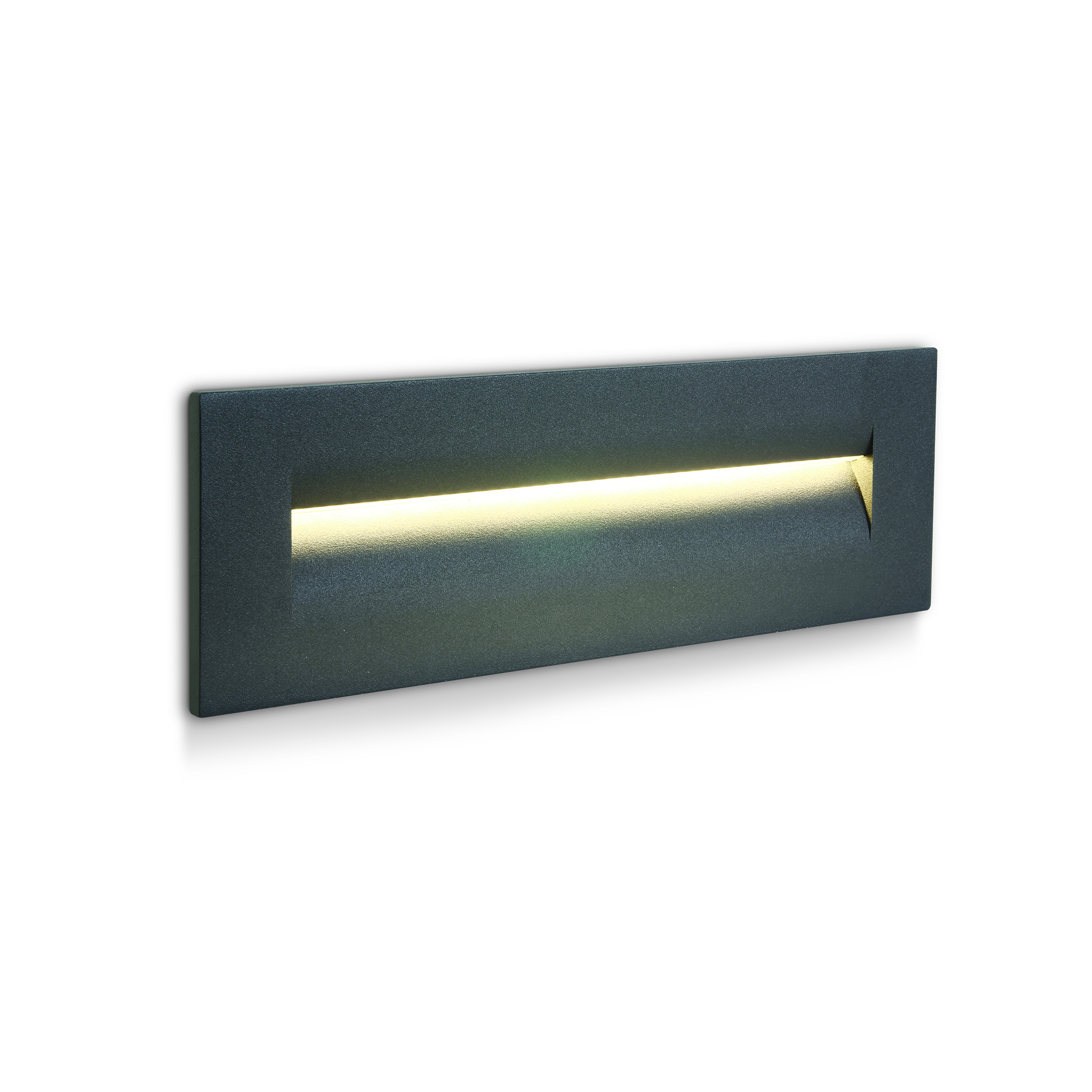 ONE Light Dark Light - applique murale encastrée - ,3 x 8,7 cm - 8,5W LED inclus - IP65 - anthracite