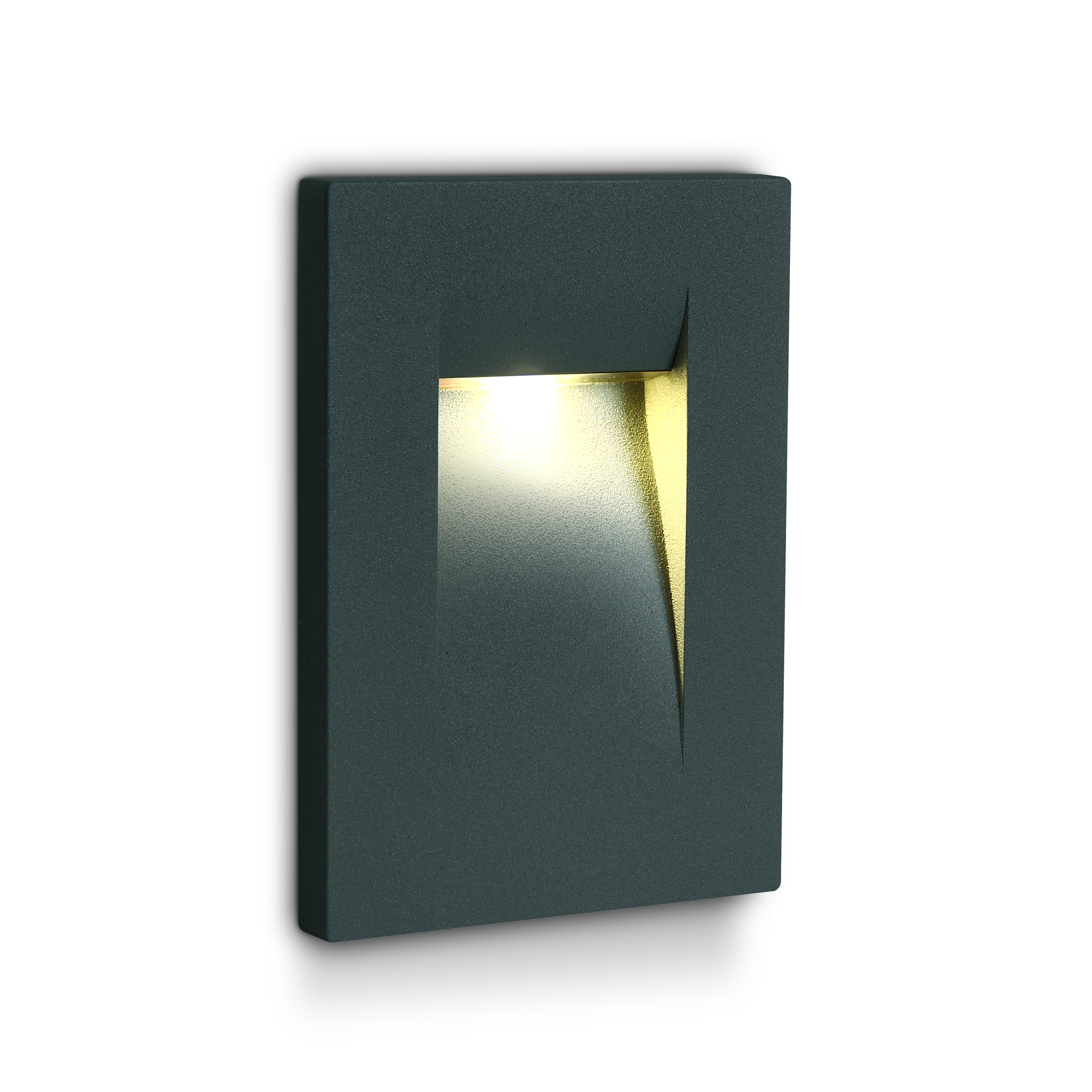 ONE Light Outdoor Dark Light - applique murale d"extérieur - 7,5 x 6,5 x 10,7 cm - 3,6W LED inclus - IP65 - anthracite