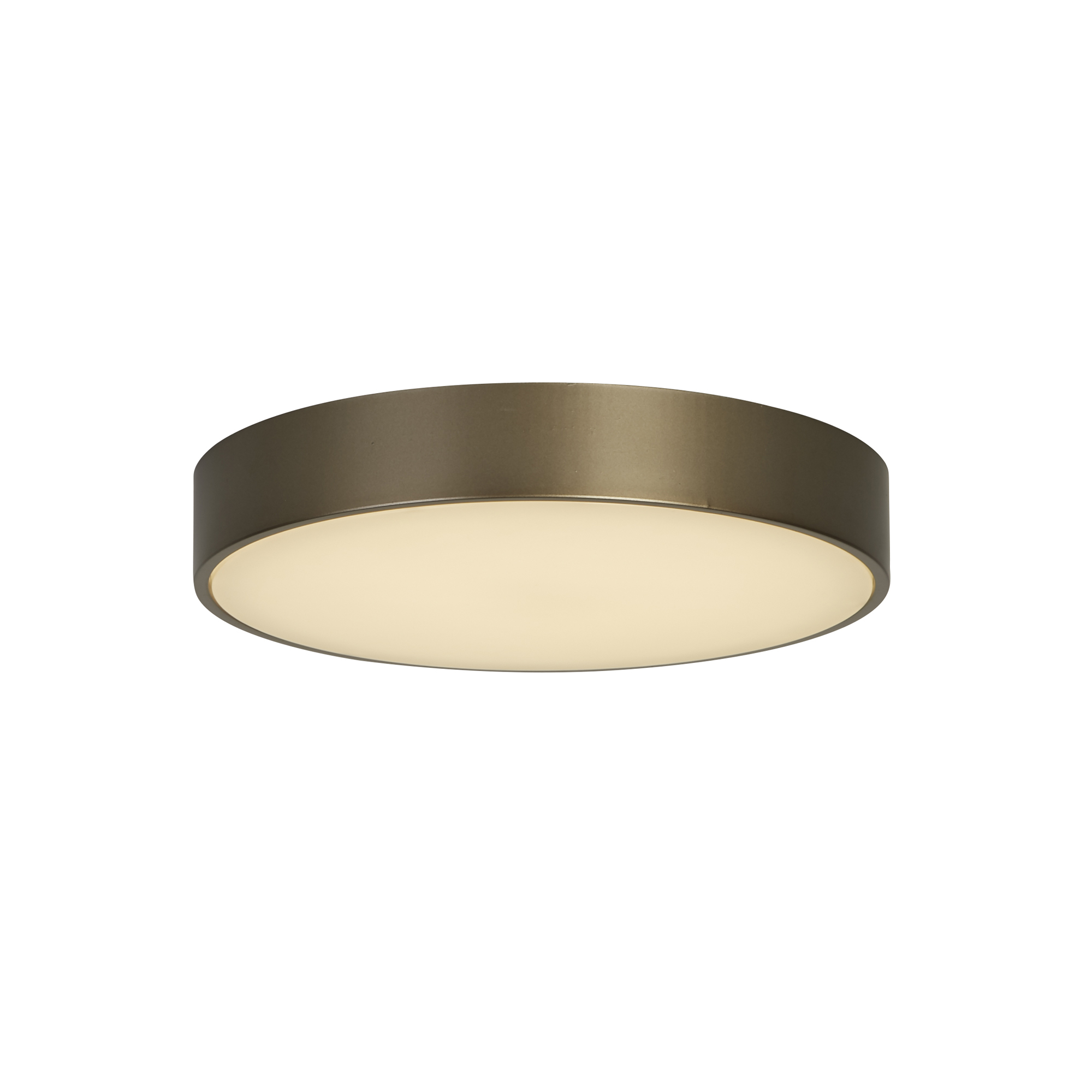 Searchlight Palma - plafonnier - Ø cm - 12W LED inclus - bronze et opale