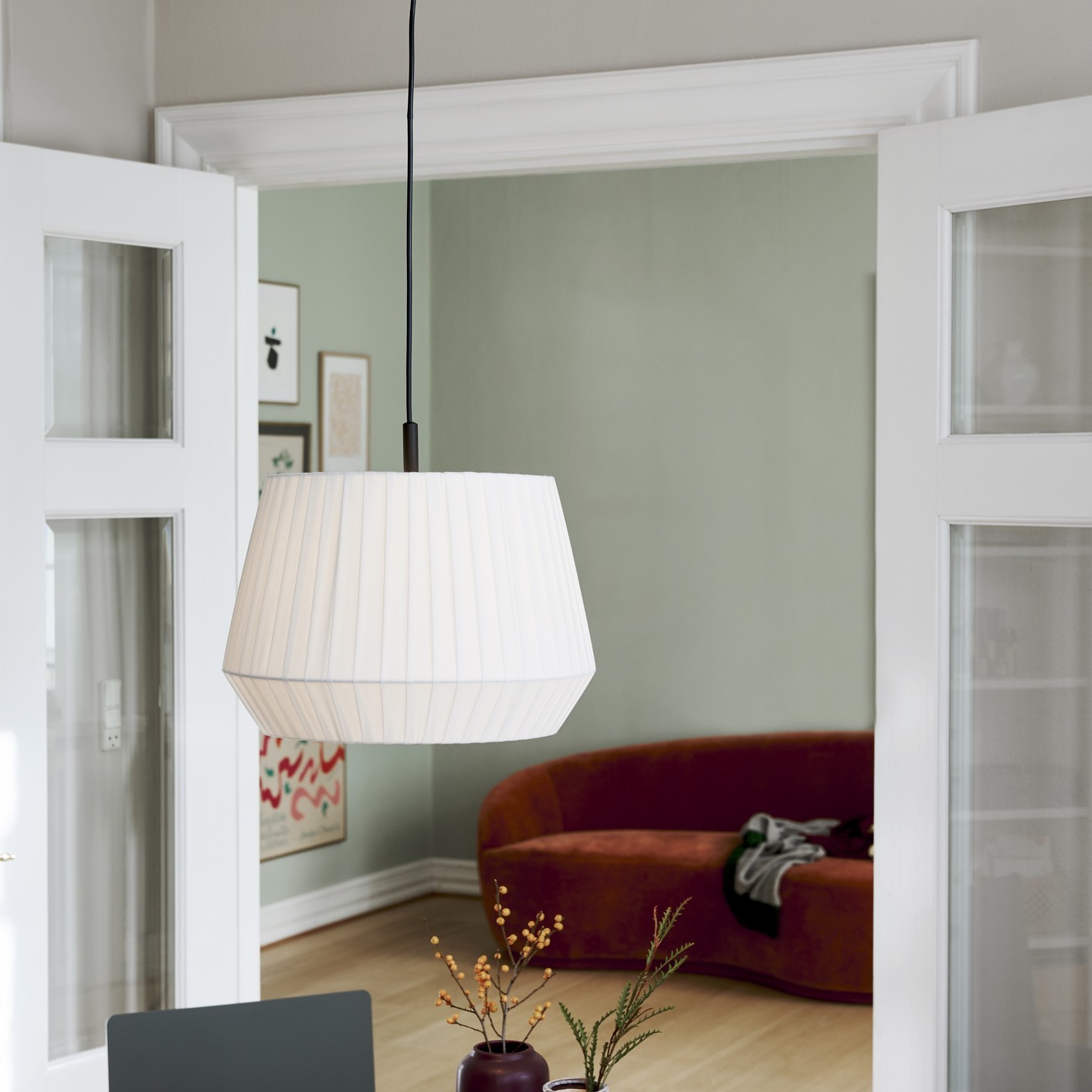 Nordlux Dicte 40 - lampe suspendue - Ø cm - blanc