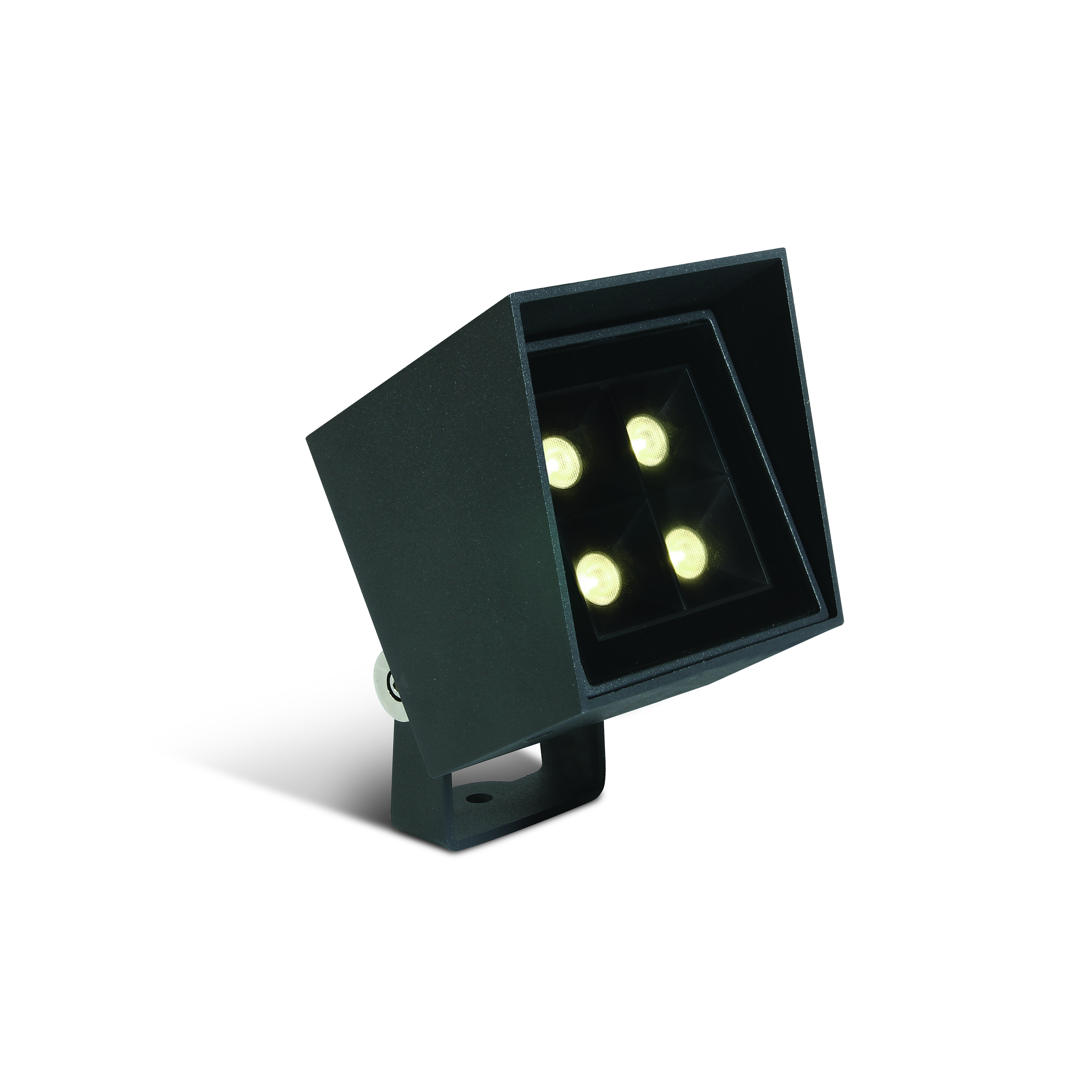 ONE Light Garden Square Spots - spot de sol sur piquet - x - 6W LED inclus - IP65 - anthracite