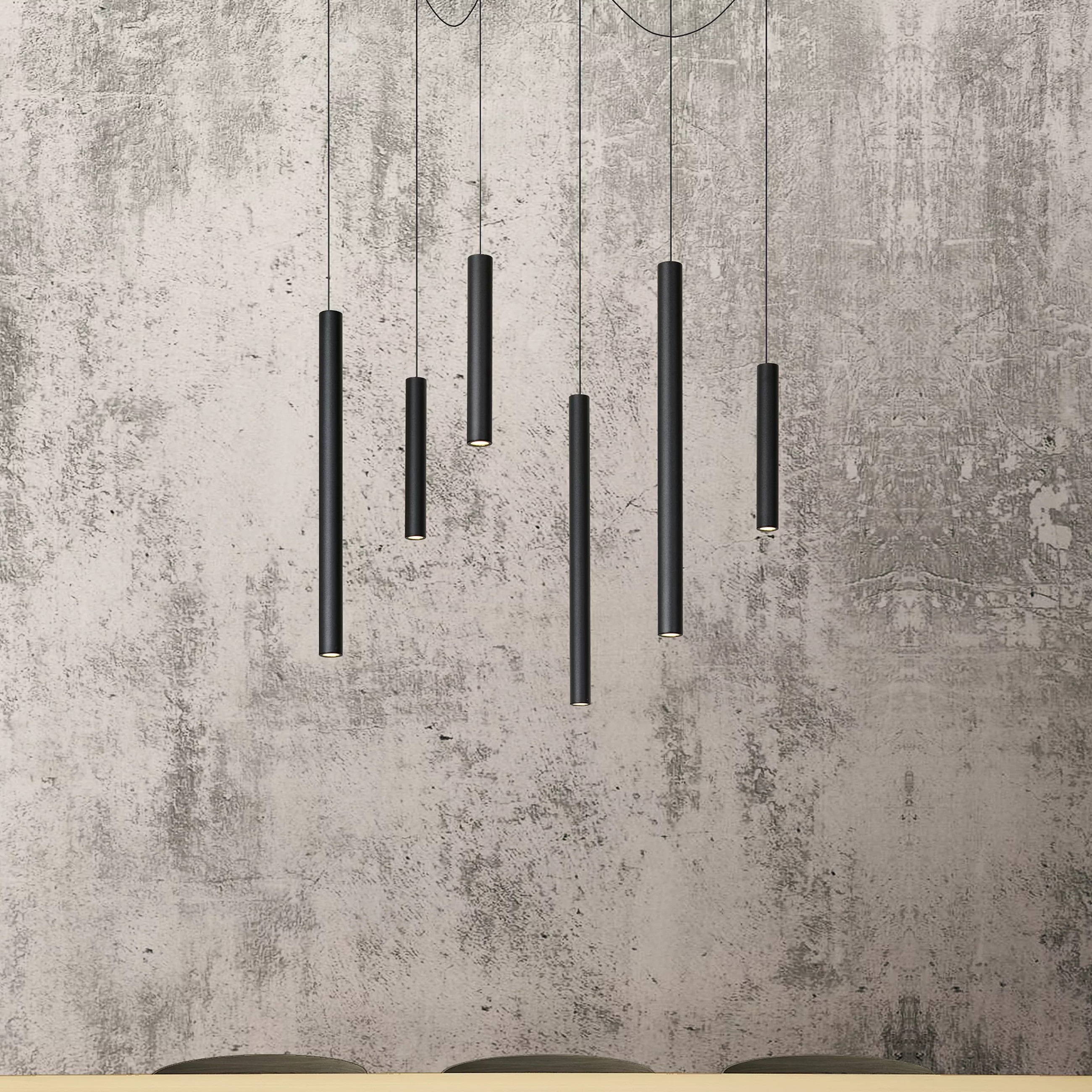 Lucide Lorenz - lampe suspendue - x - W LED dimmable inclus - noir