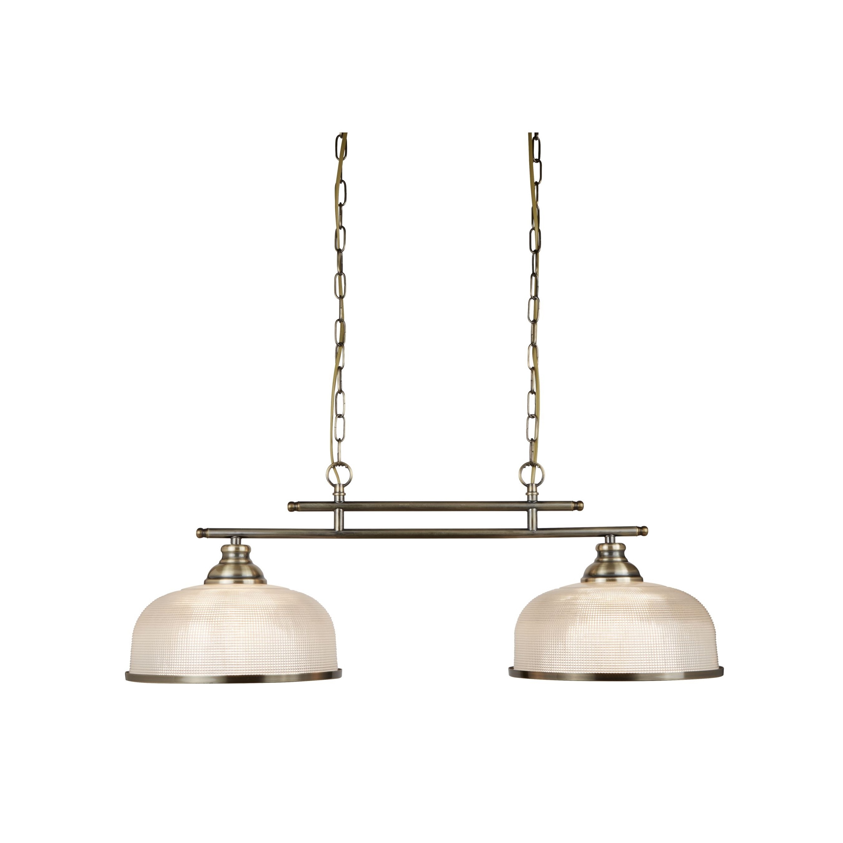 Searchlight Bistro II - lampe suspendue - x - laiton antique — vue 3