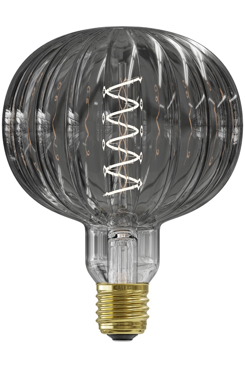 Calex Metz Ampoule LED fumée - Ø 12,5 x 14,5 cm - E27 - 4W dimmable - 2000K - fumée