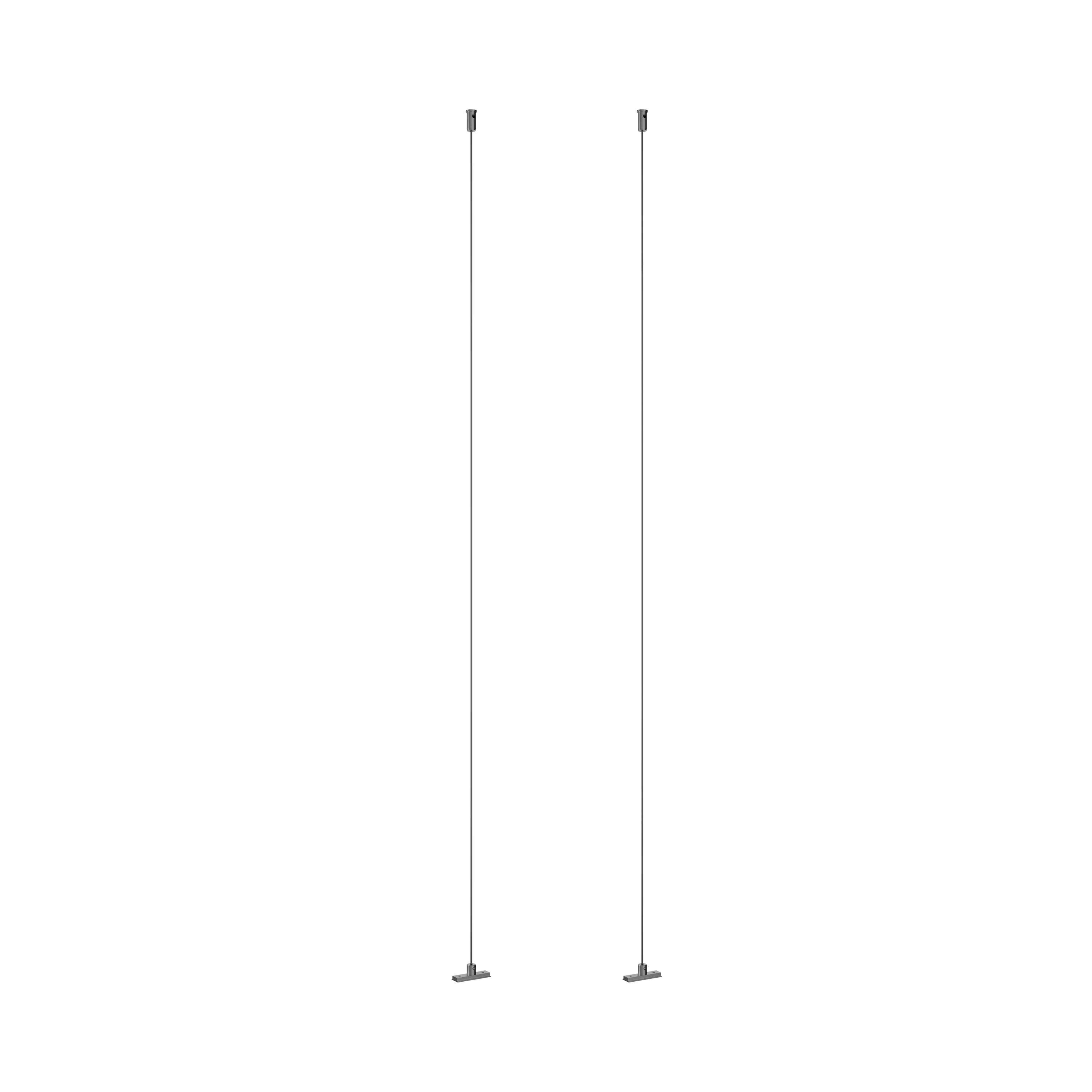 Lucide Linial - système de rails magnétiques - kit câble de suspension - ,4 x - noir chrome mat