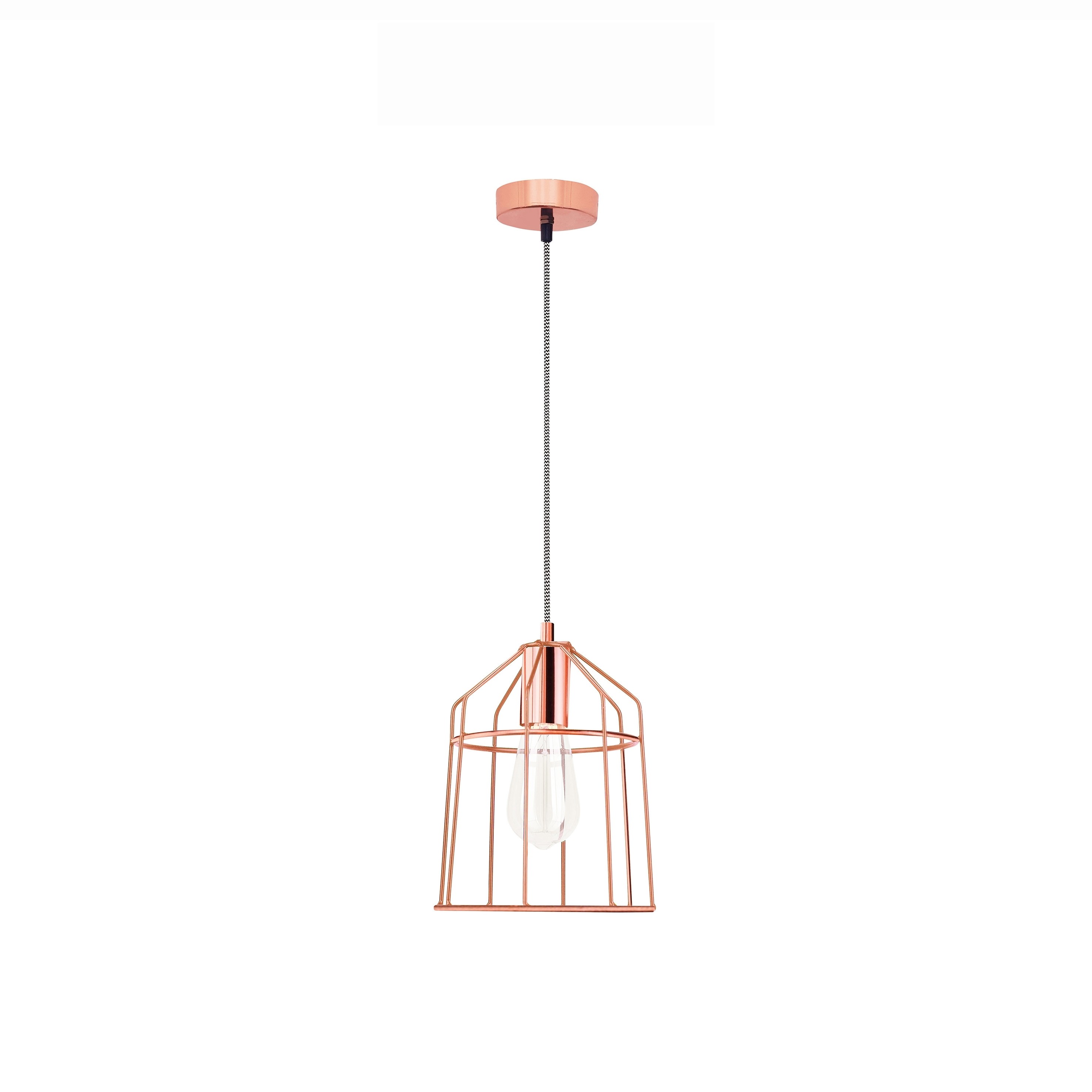 Nova Luce Peppino - lampe suspendue - Ø cm - cuivre