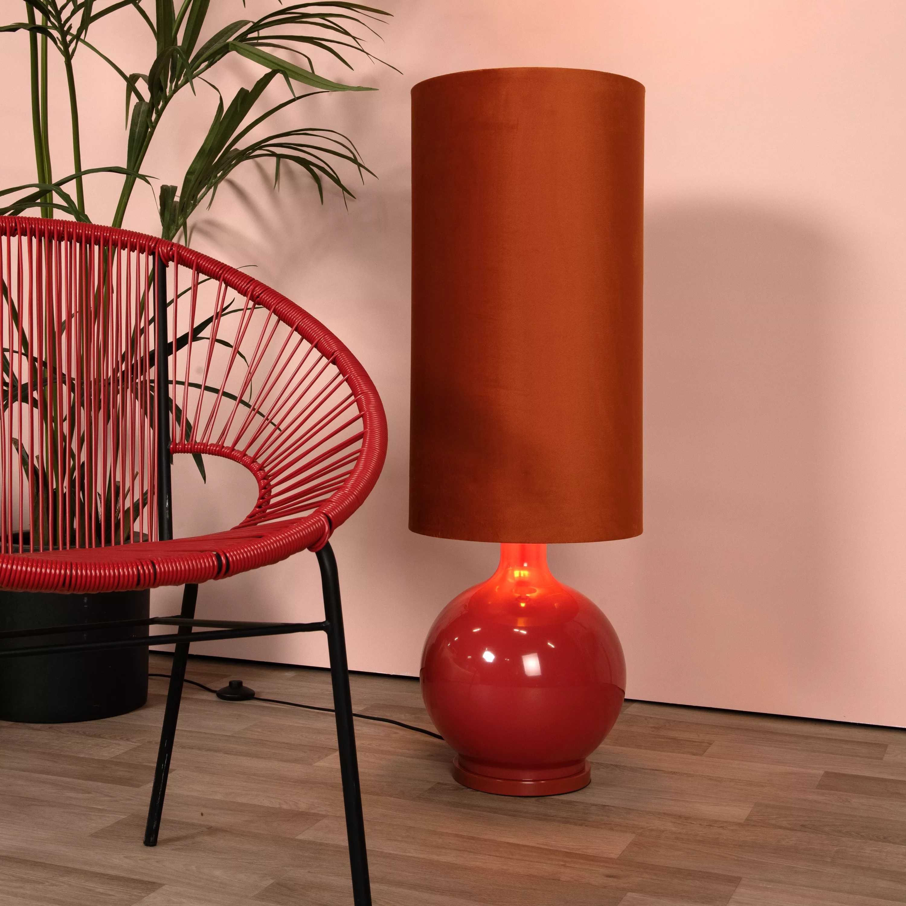 Lucide Esterad - lampadaire - Ø cm - orange