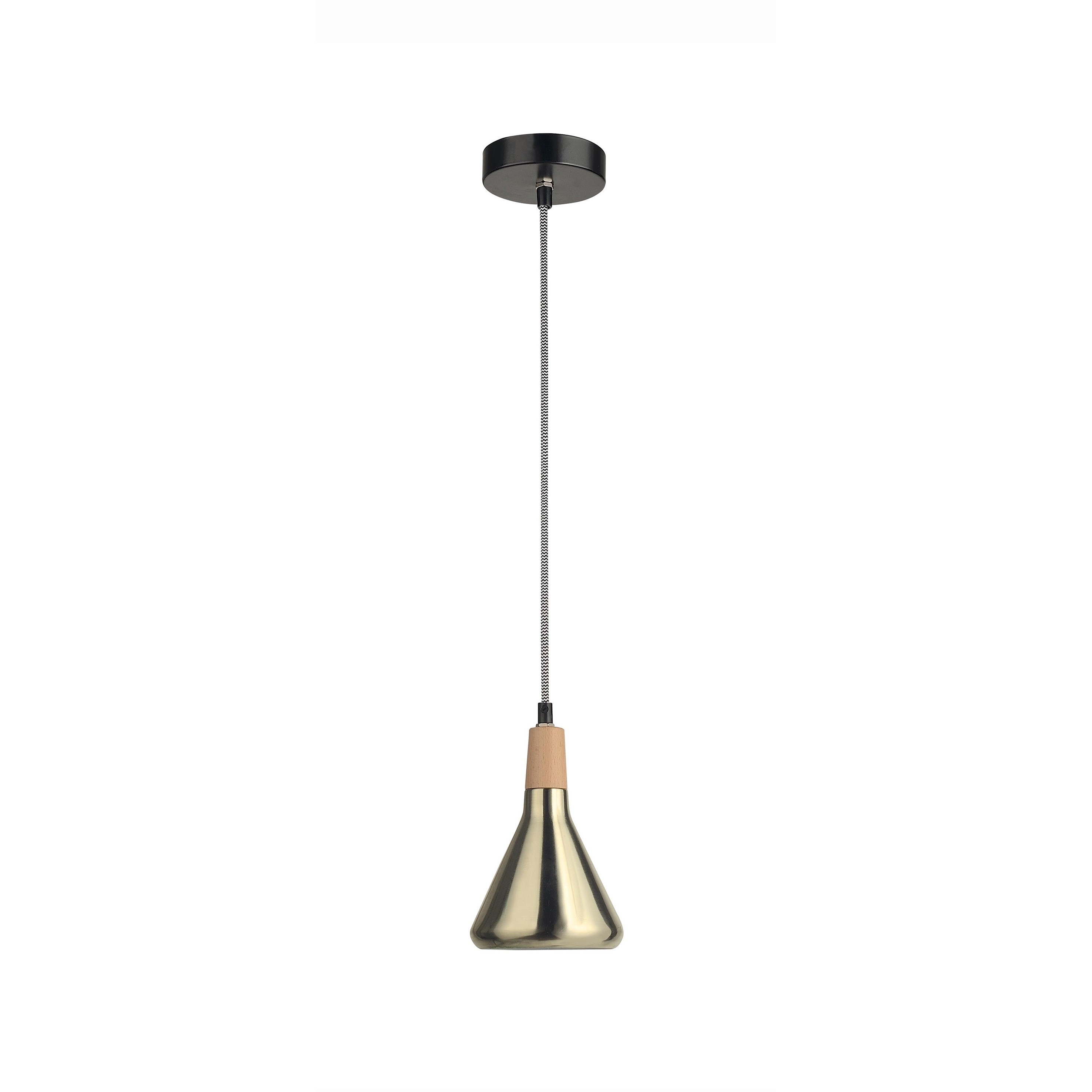 Nova Luce Venanzio - lampe suspendue - Ø 12,5 x - laiton