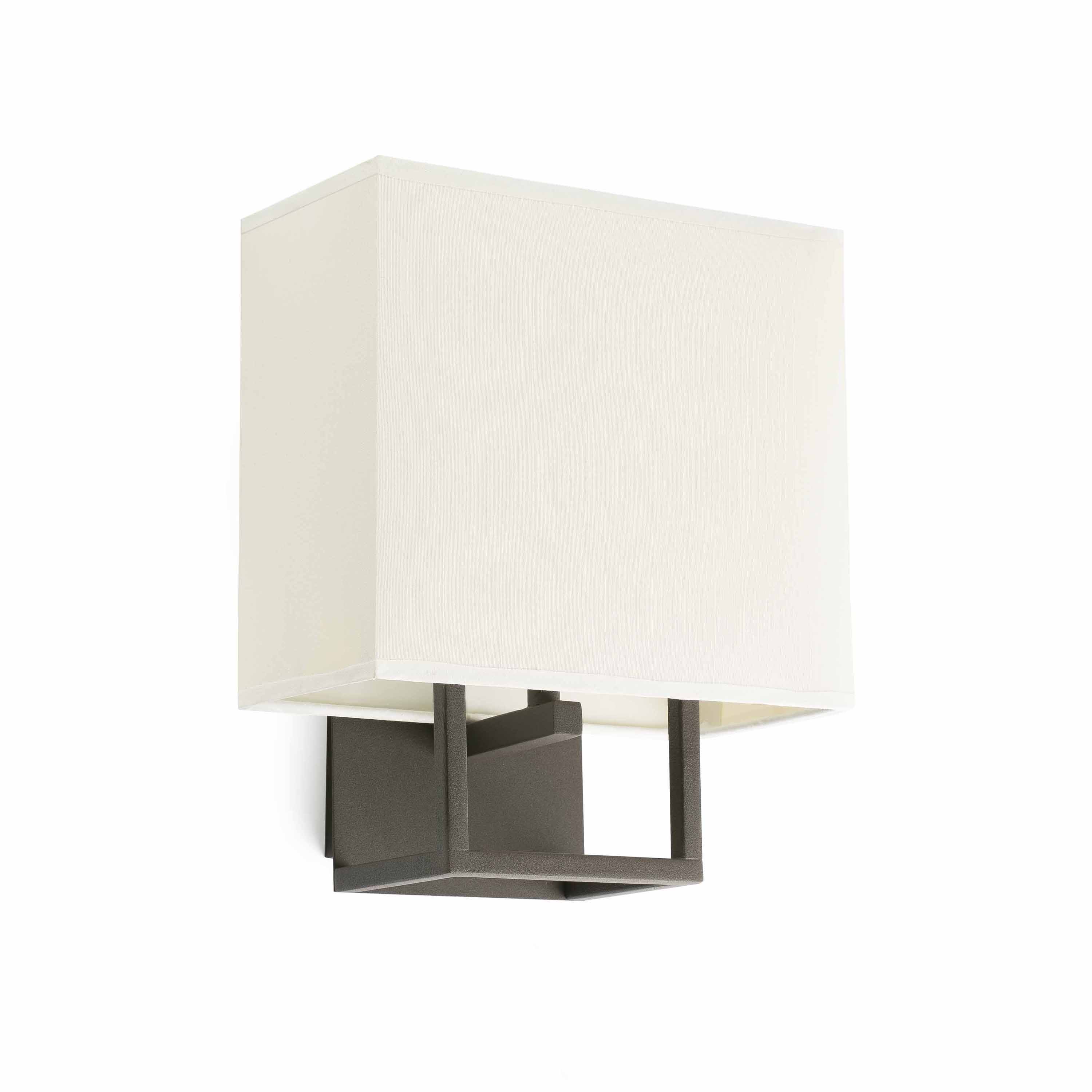 Faro Vesper - applique murale avec interrupteur - x 26,5 cm - brun et beige