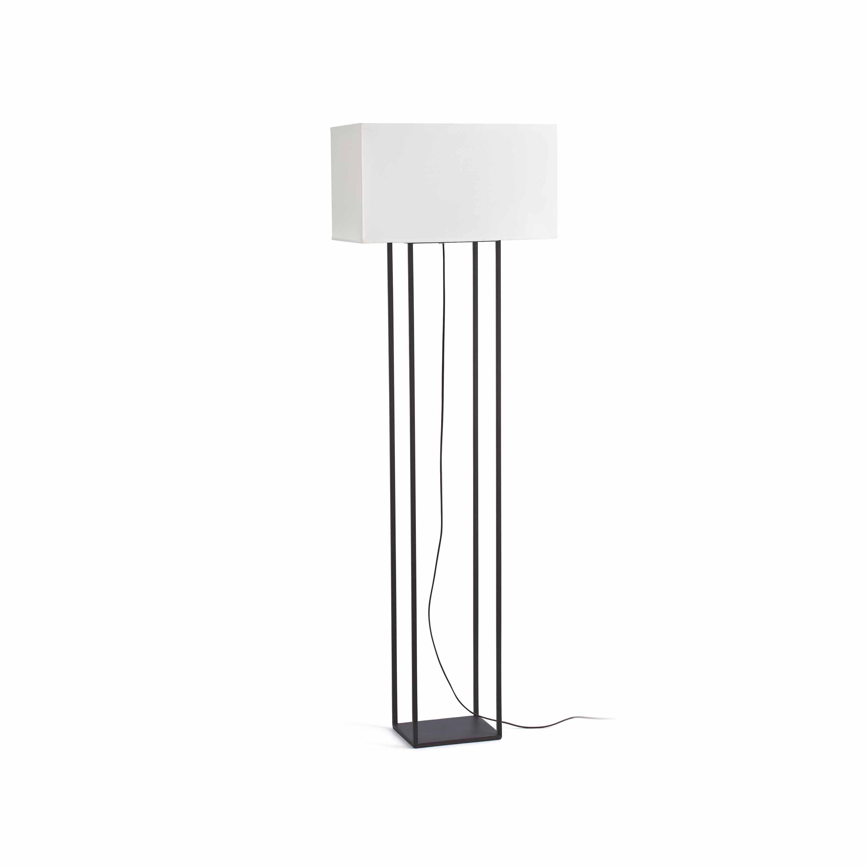 Faro Vesper - lampadaire - - brun et beige