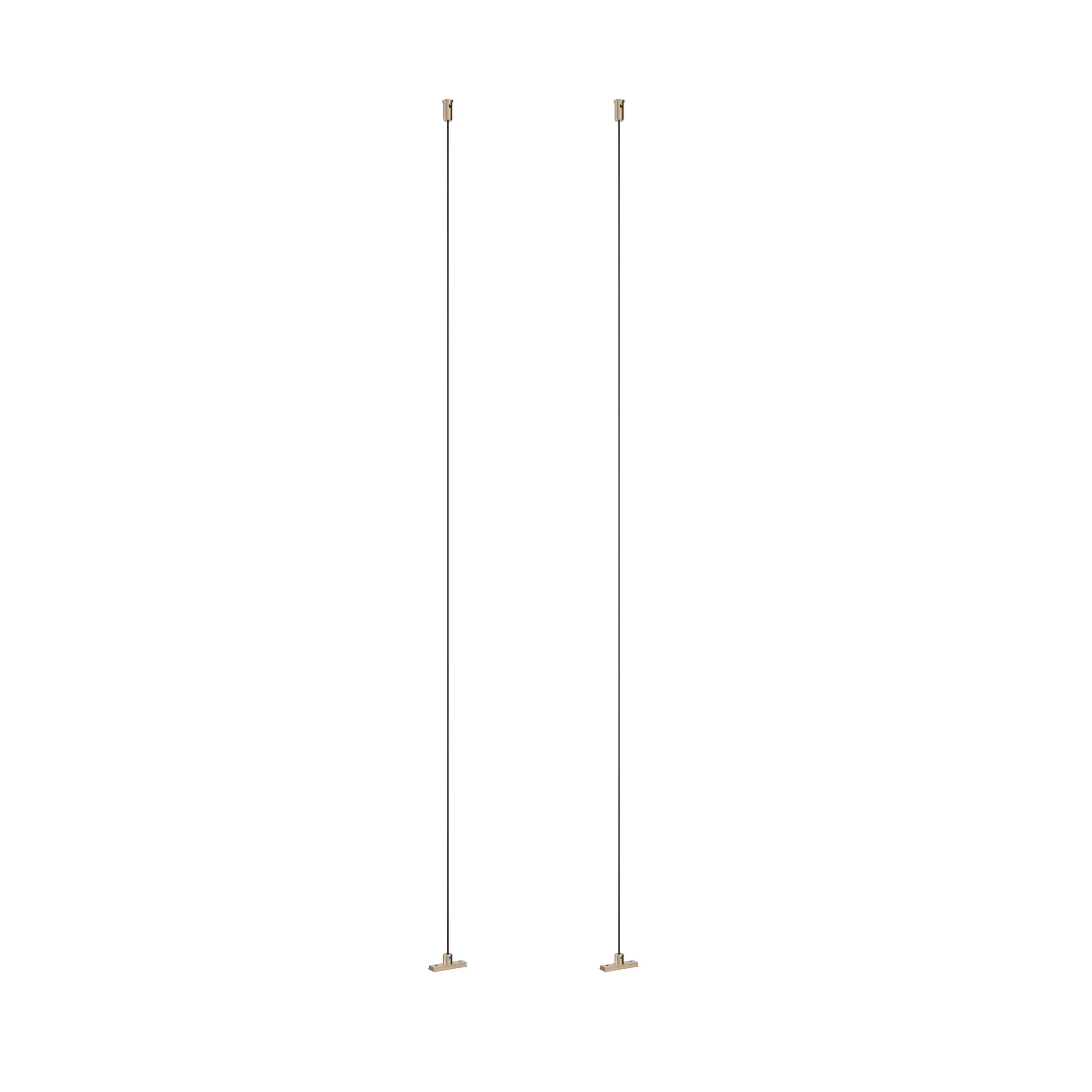 Lucide Linial - système de rails magnétiques - kit câble de suspension - ,4 x - champagne