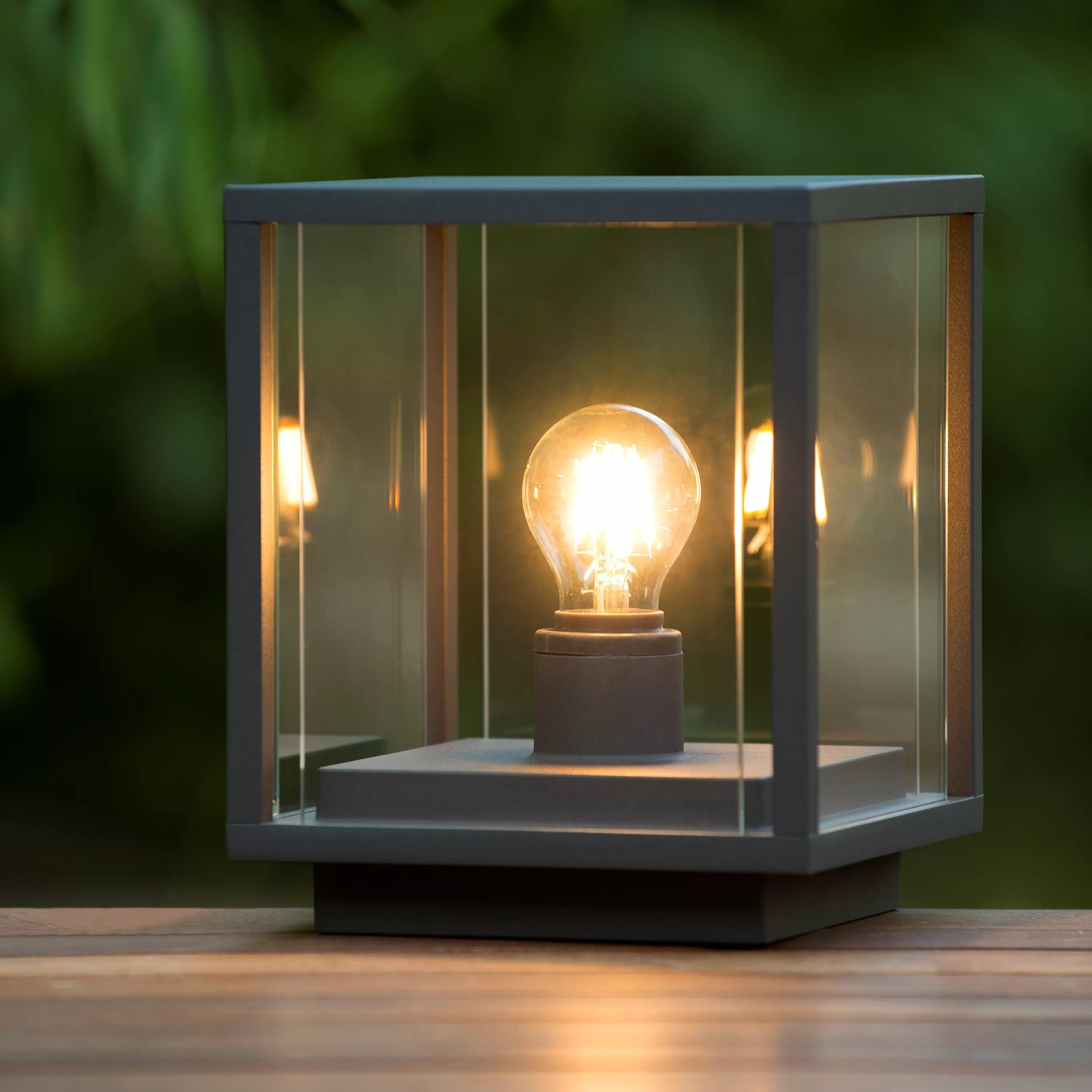 Lucide claire - lampe socle - ,5 cm - IP54 - anthracite