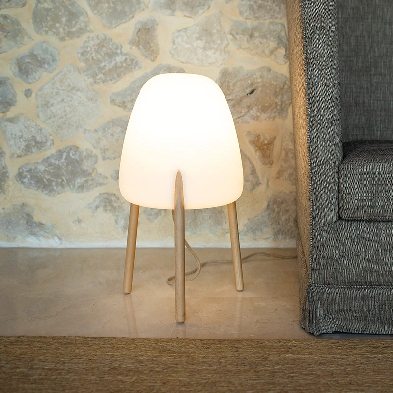 New Garden Rocket 70 - lampadaire rechargeable avec panneau solaire - Ø43 x - 2,8W LED dimmable inclus - IP65 - blanc