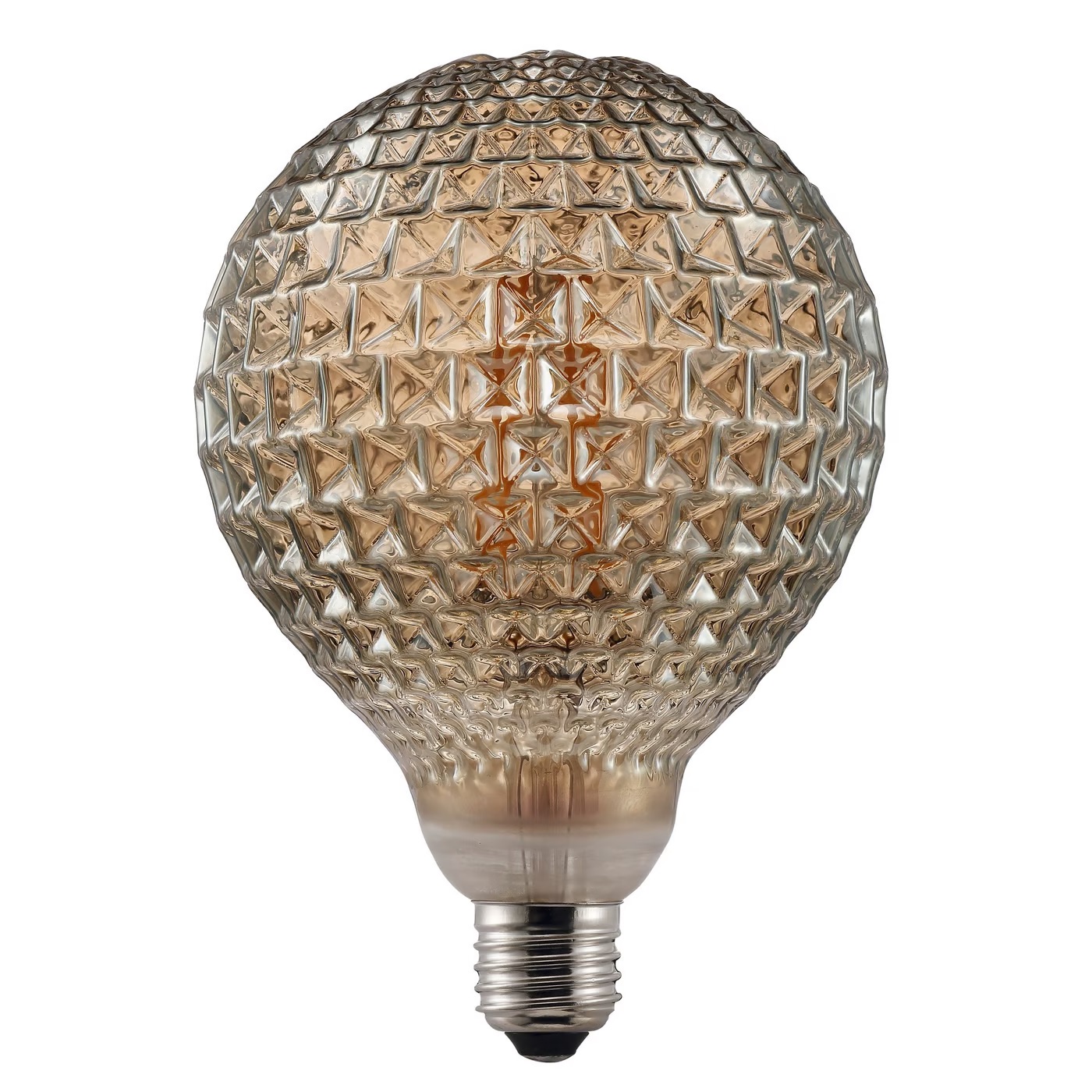 Nordlux Deco - Ø 12,5 x 17,7 cm - E27 - 2W non-dimmable - 2200K - fumé