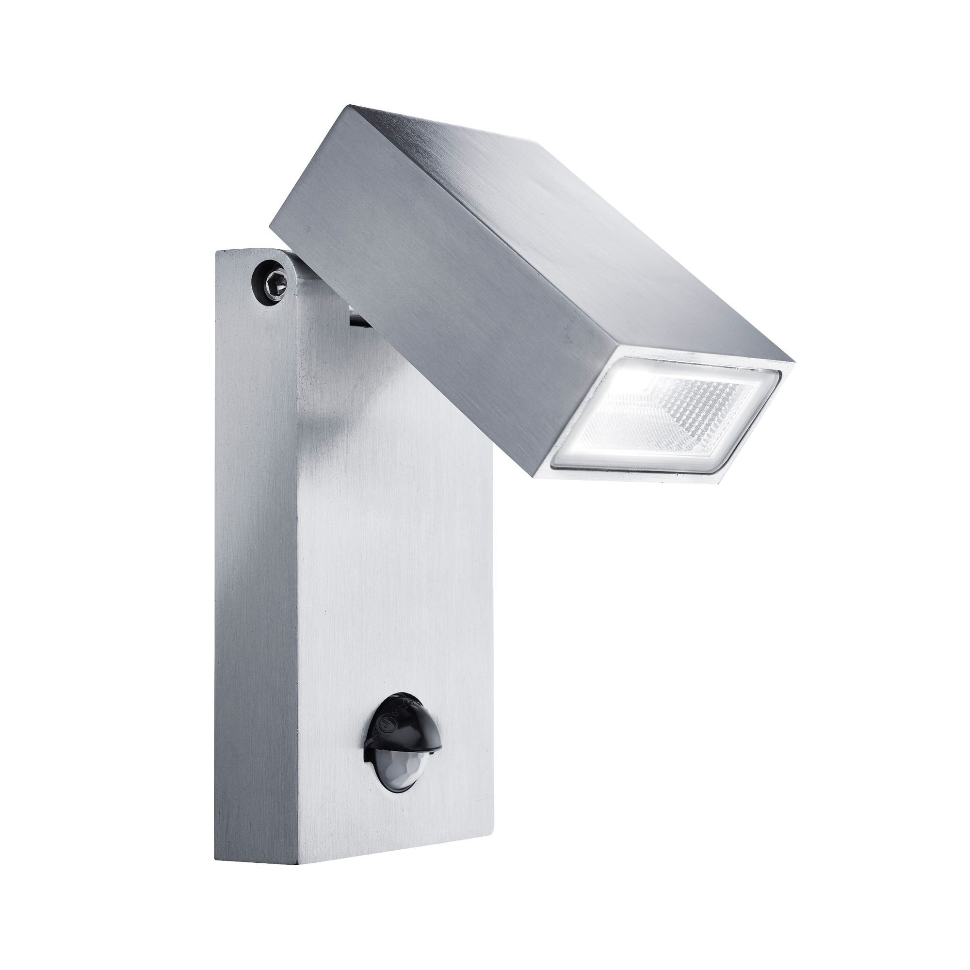 Searchlight Leia - Applique d"extérieur avec détecteur - cm - 10W LED incl.- IP44 - acier inoxydable