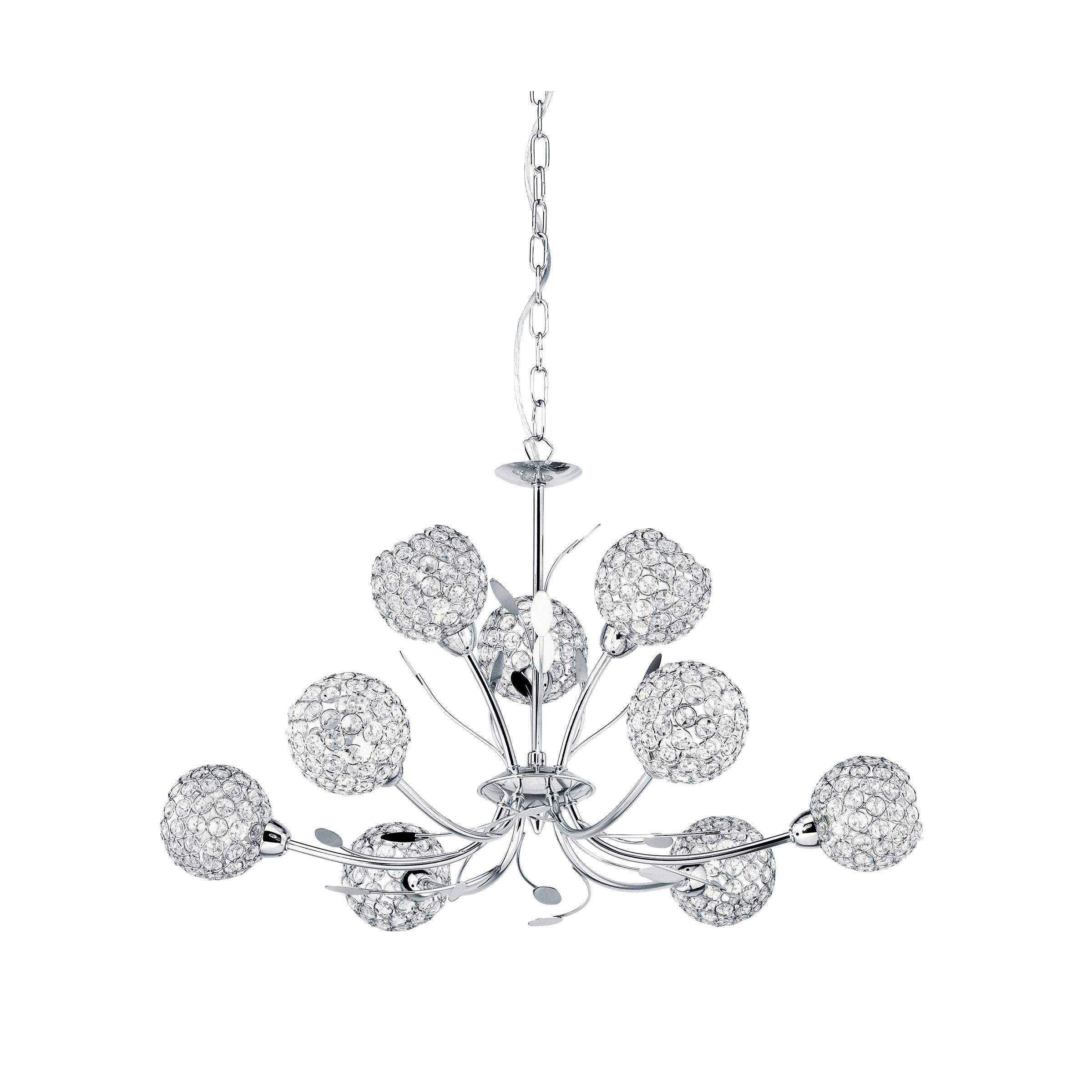 Searchlight Bellis II - lampe suspendue - Ø cm - chrome