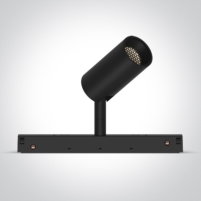 ONE Light système de rail magnétique - Track Lights - spot sur rail - Ø 4,3 x 8,6 cm - 8W LED inclus - noir - CCT