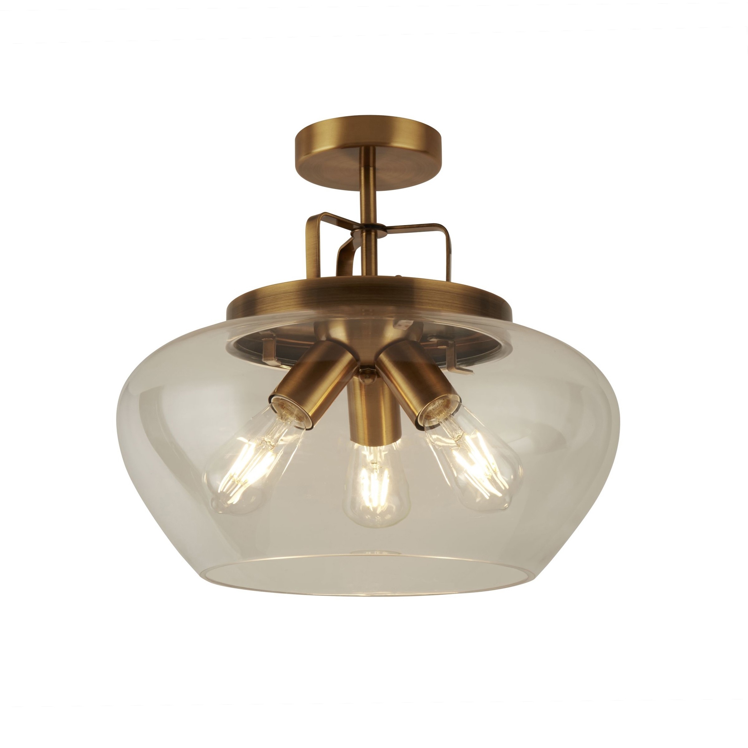 Searchlight Boule - plafonnier - Ø cm - bronze