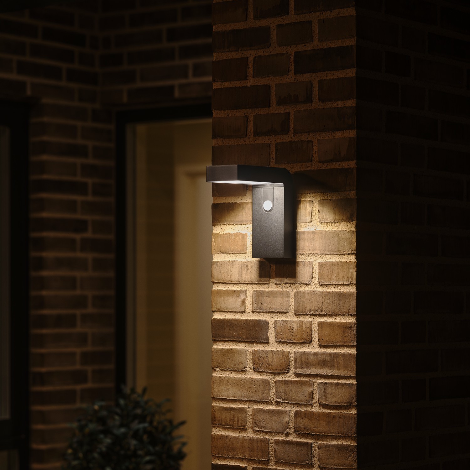 Nordlux Alya Solar - applique murale extérieure à énergie solaire - x 20,5 cm - 5W LED inclus - IP44 - noir