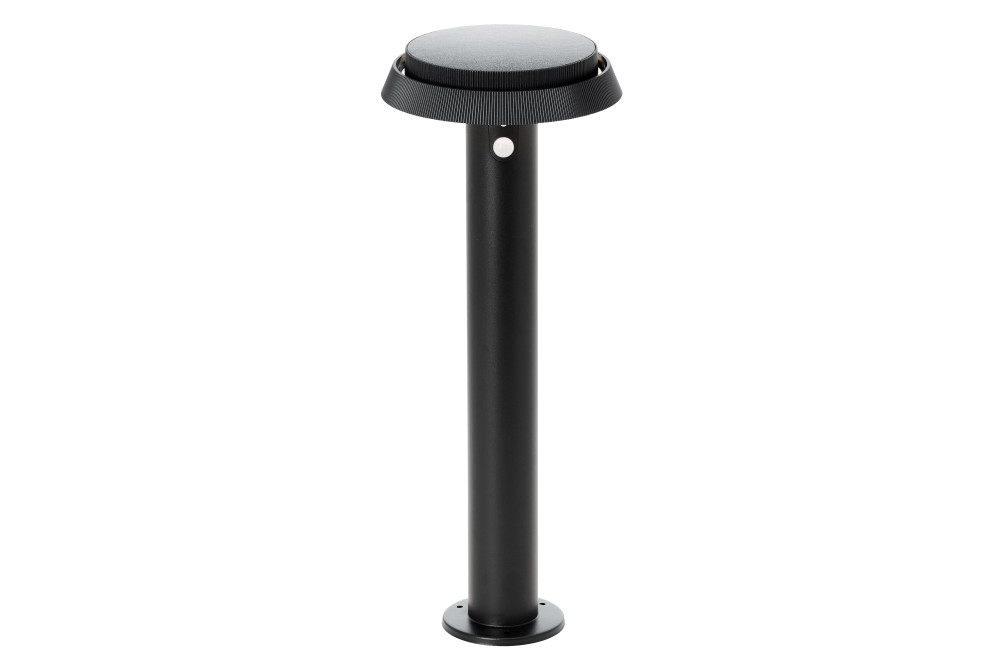 Integral LED True - borne de jardin solaire avec détecteur de mouvement - Ø cm - LED 6W inclus - couleur de lumière réglable - IP65 - noir