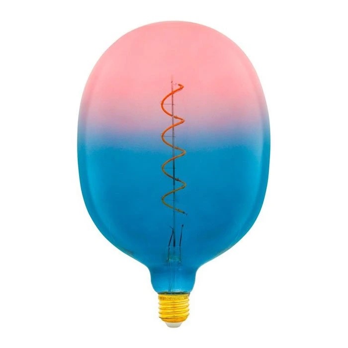 Daylight Italia Egg Lampe LED - Ø cm - E27 - 4W dimmable - 2300K - bleu & rose
