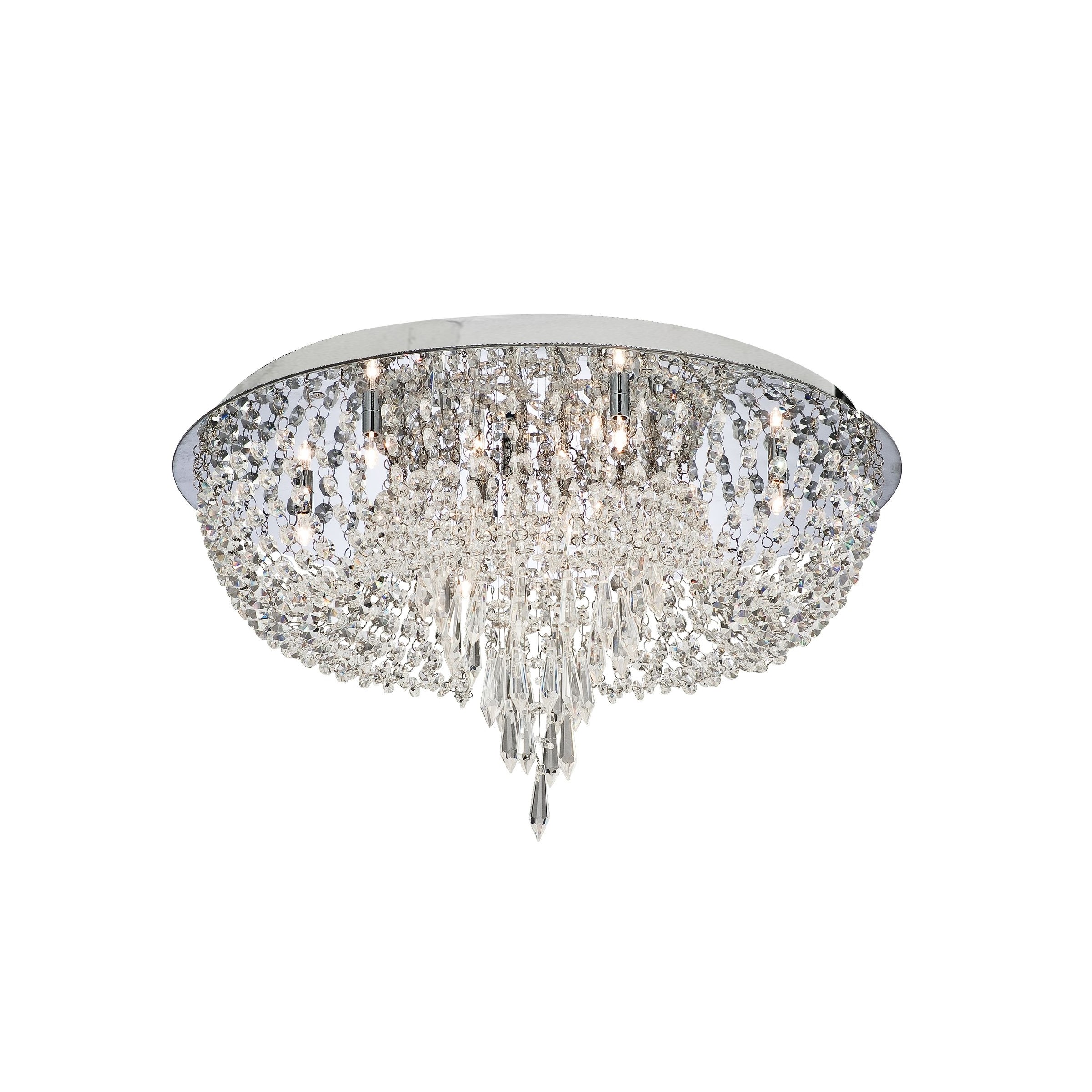 Searchlight Orion - plafonnier - Ø ,5 cm - W halogène inclus - chrome