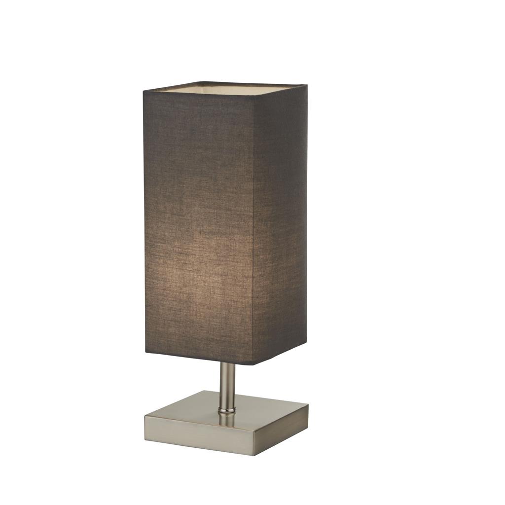 Searchlight Valley - lampe à poser - x - argent satiné et gris foncé