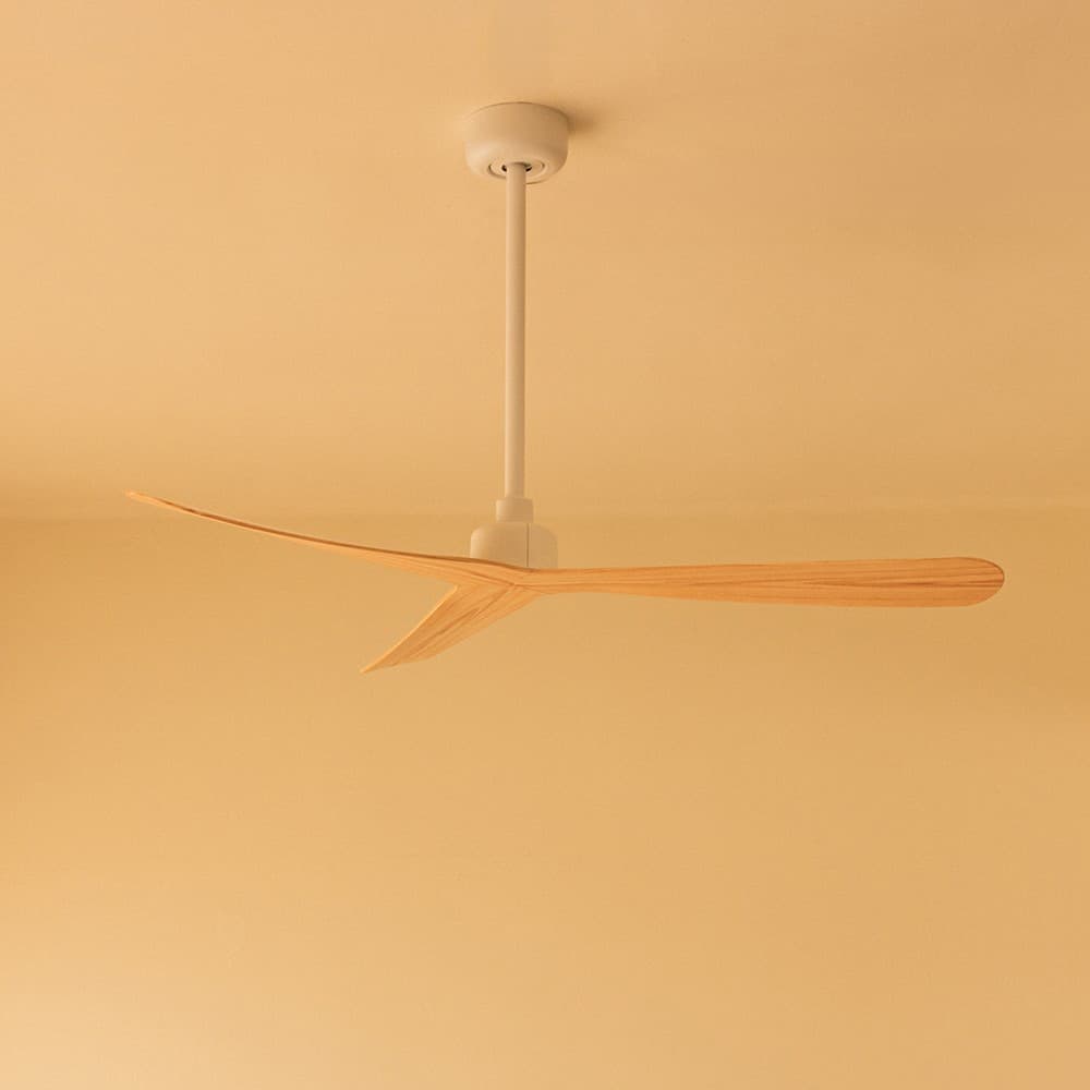 Faro Rocker M - ventilateur de plafond - Ø - blanc mat et bois de frêne