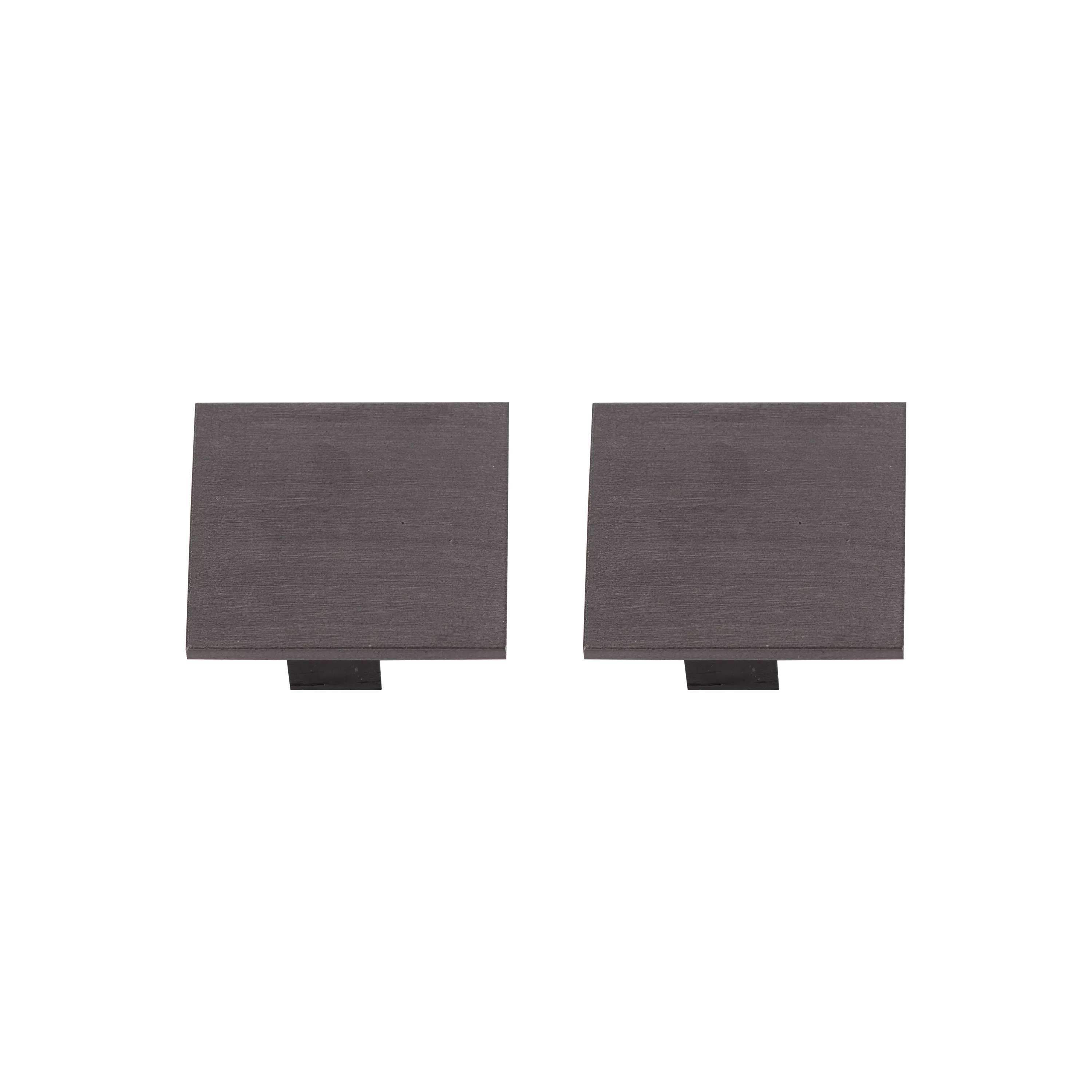 Lucide Linial - système de rails magnétiques - 2 embouts - noir chrome mat