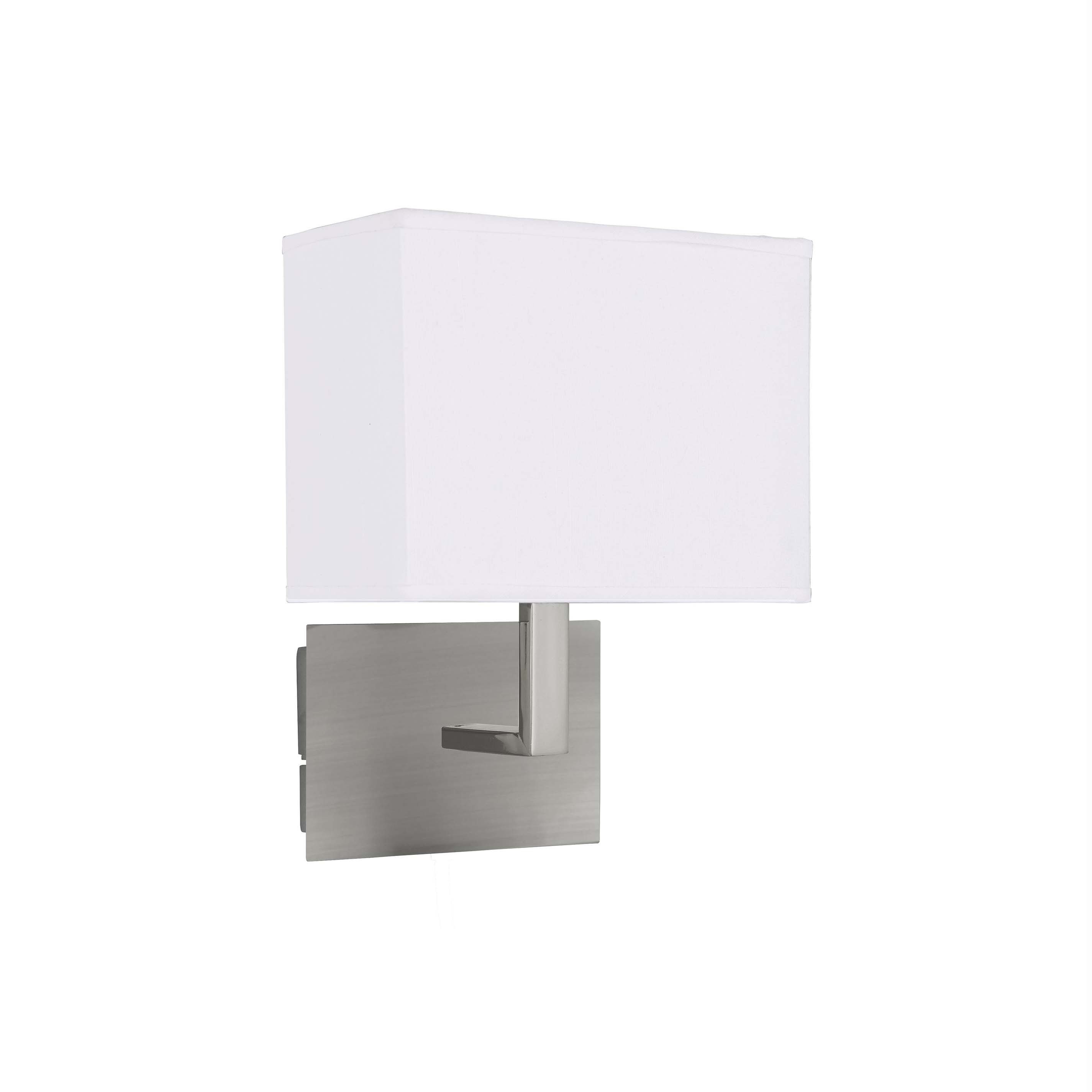 Searchlight Wall - applique murale avec interrupteur - ,5 cm - nickel mat