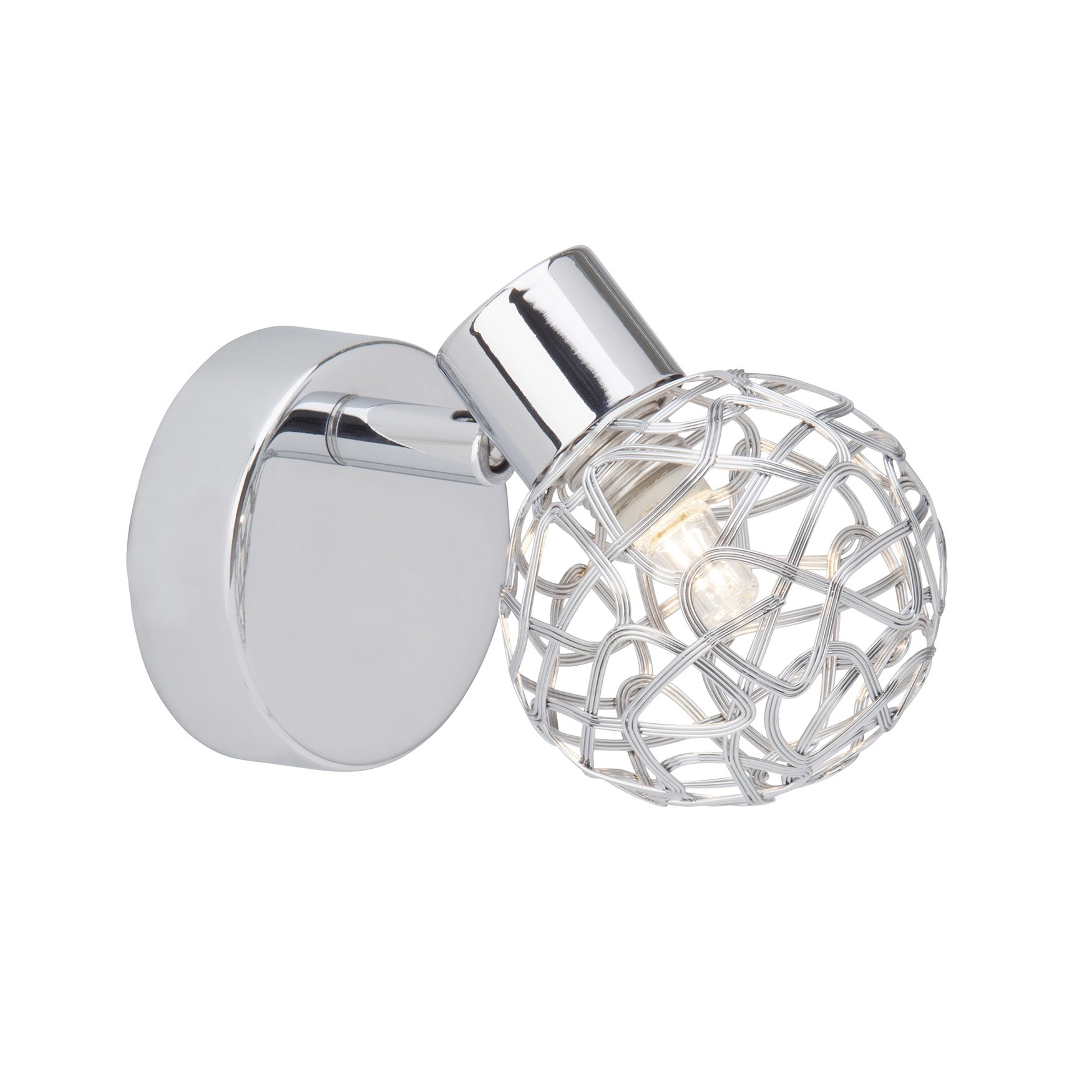 MODÈLE D’EXPOSITION - Brilliant Virgo - spot - 16 x 13 cm - chrome