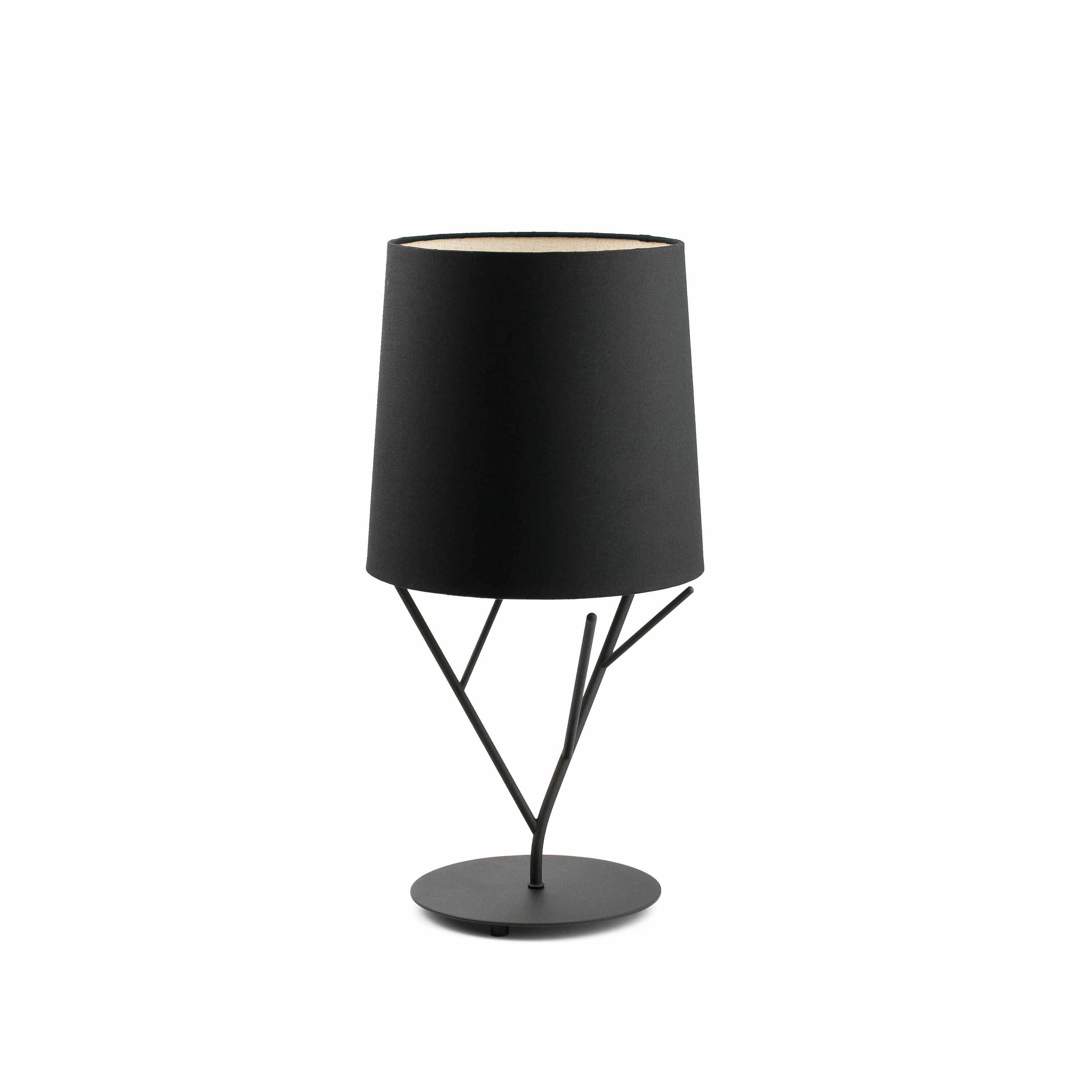 Faro Tree - lampe à poser - Ø ,5 cm - noir mat