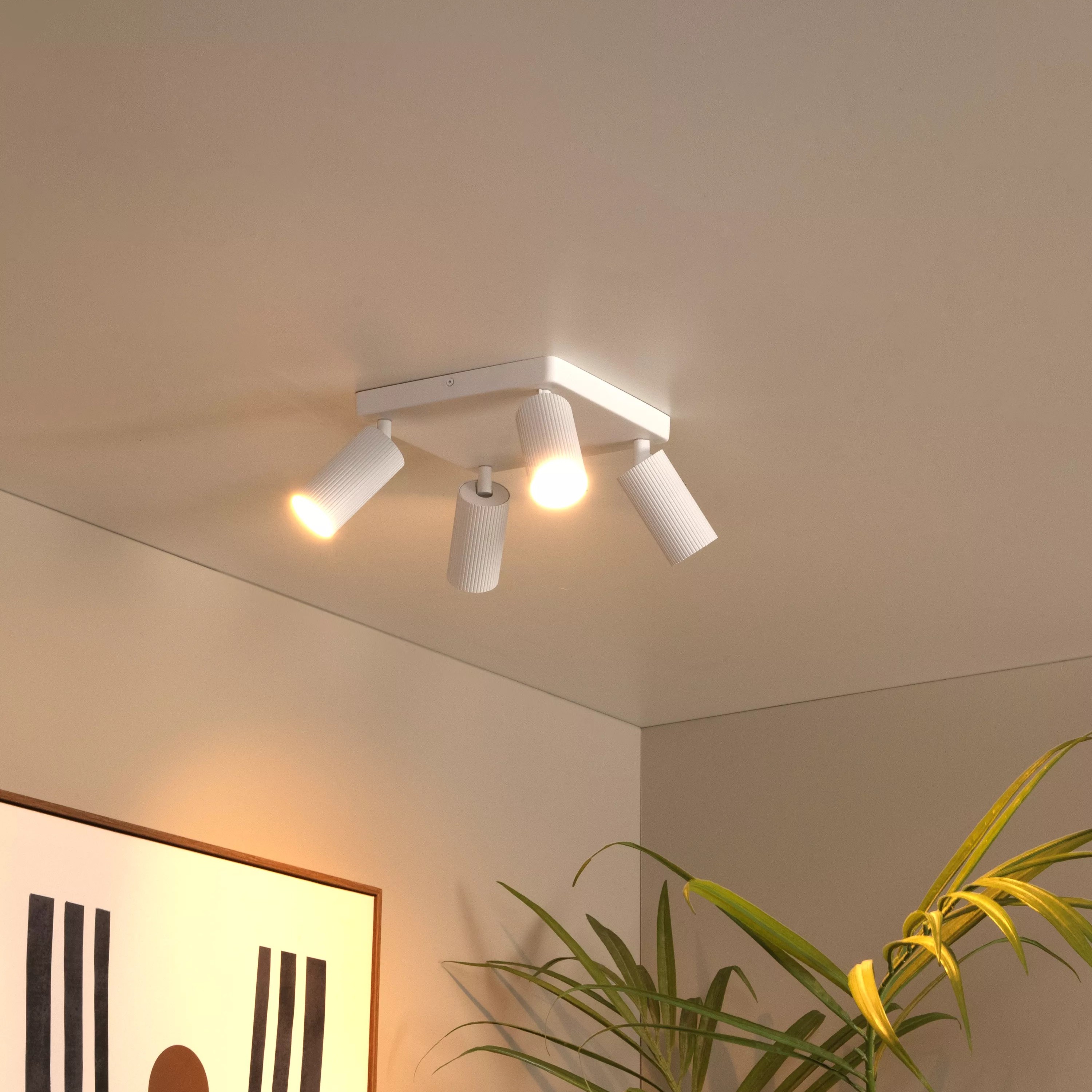 Lucide Clubs - spot en saillie - x 14,9 cm - blanc