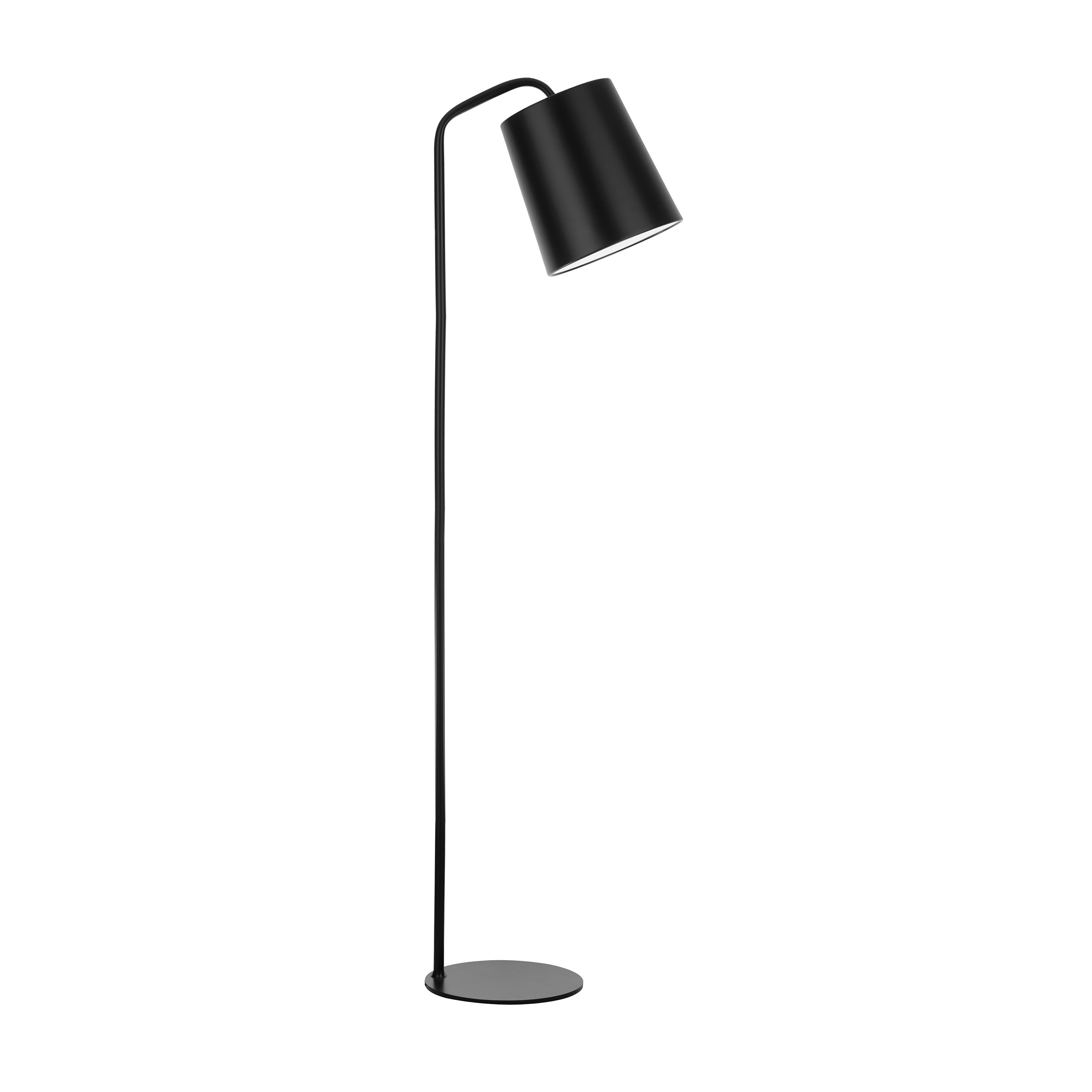Nova Luce Stabile - lampadaire - - noir et blanc