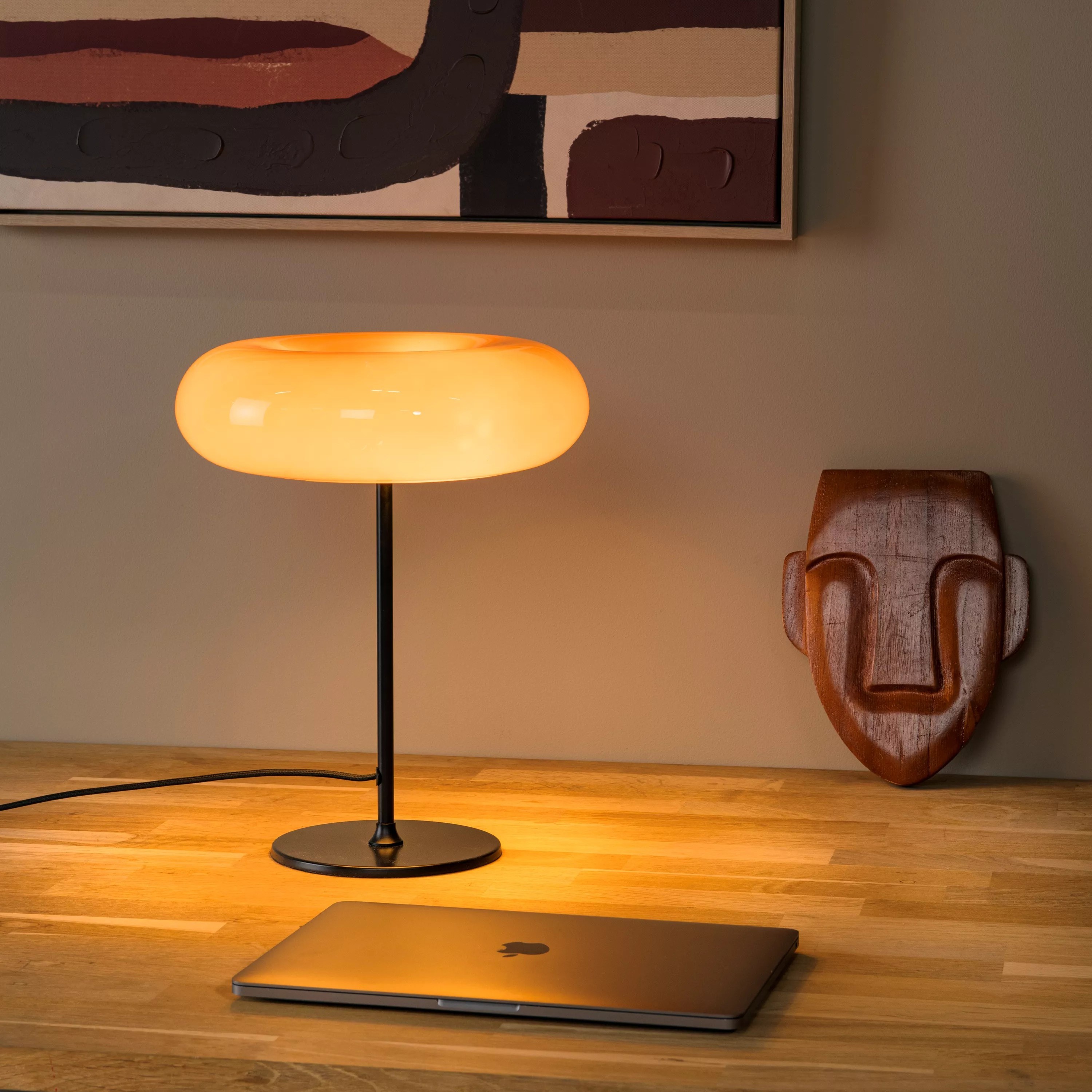 Lucide Sentino - lampe à poser - Ø cm - orange