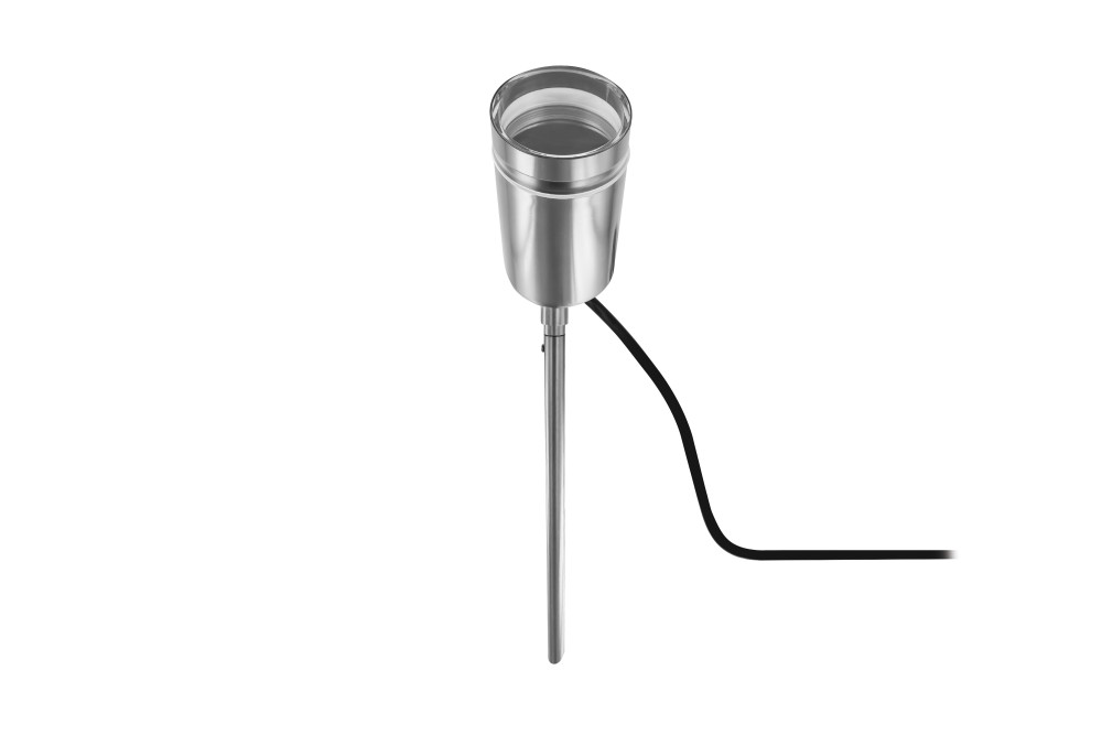 Integral LED Moroni – spot encastré au sol sur piquet – Ø ,2 cm – IP65 – acier inoxydable