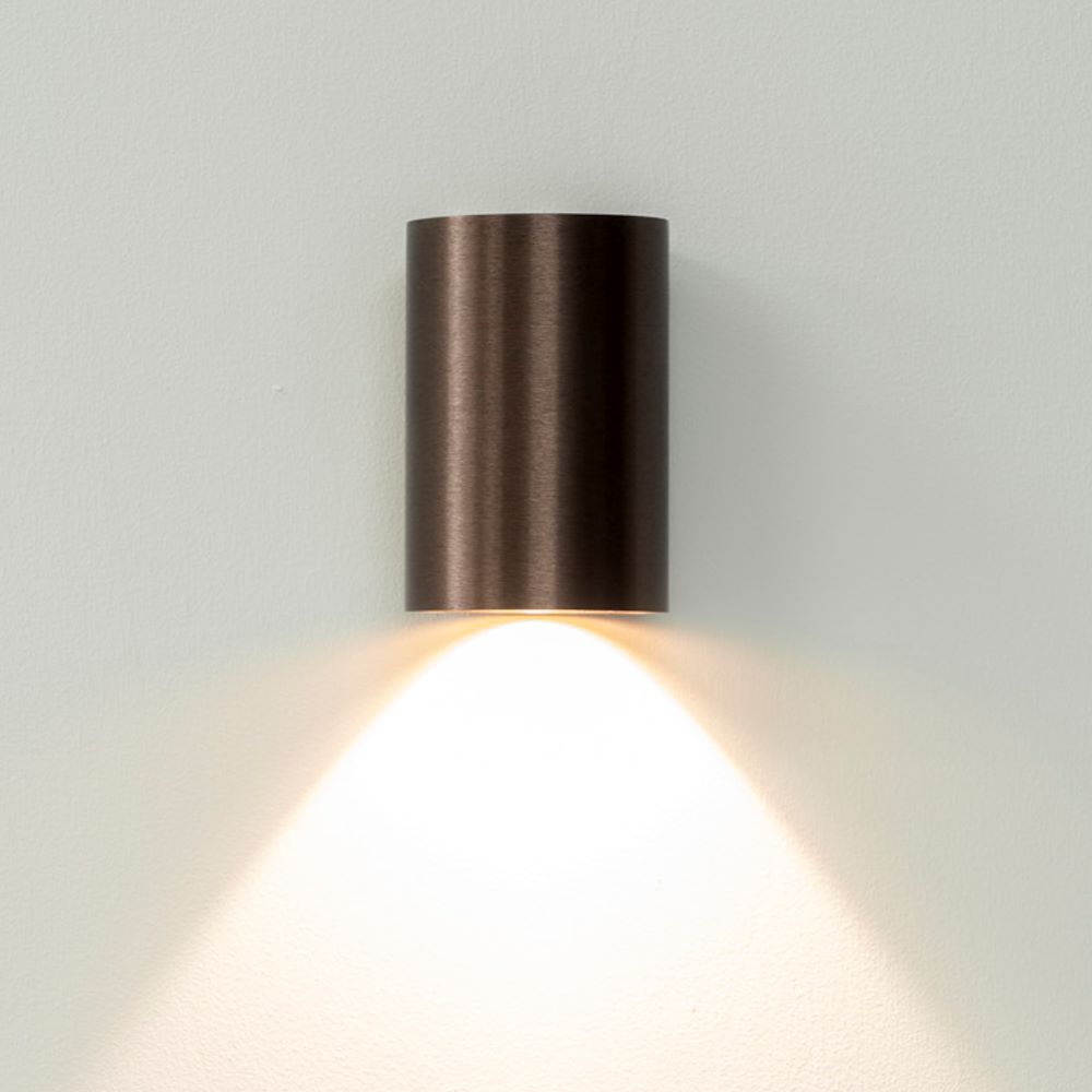 Artdelight Brody - applique murale - Ø 7,2 x - 4W LED inclus - IP54 - bronze brossé