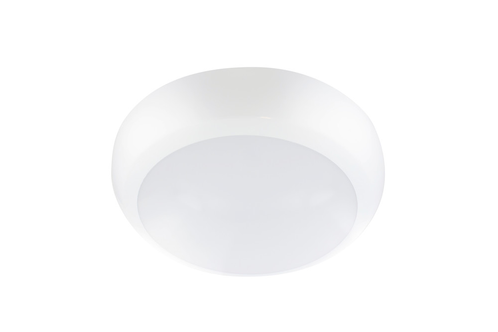 Integral LED Tough-Shell Pro – plafonnier – Ø 32,5 x 7,5 cm – 16W LED inclus – température de couleur réglable - IP66 – blanc