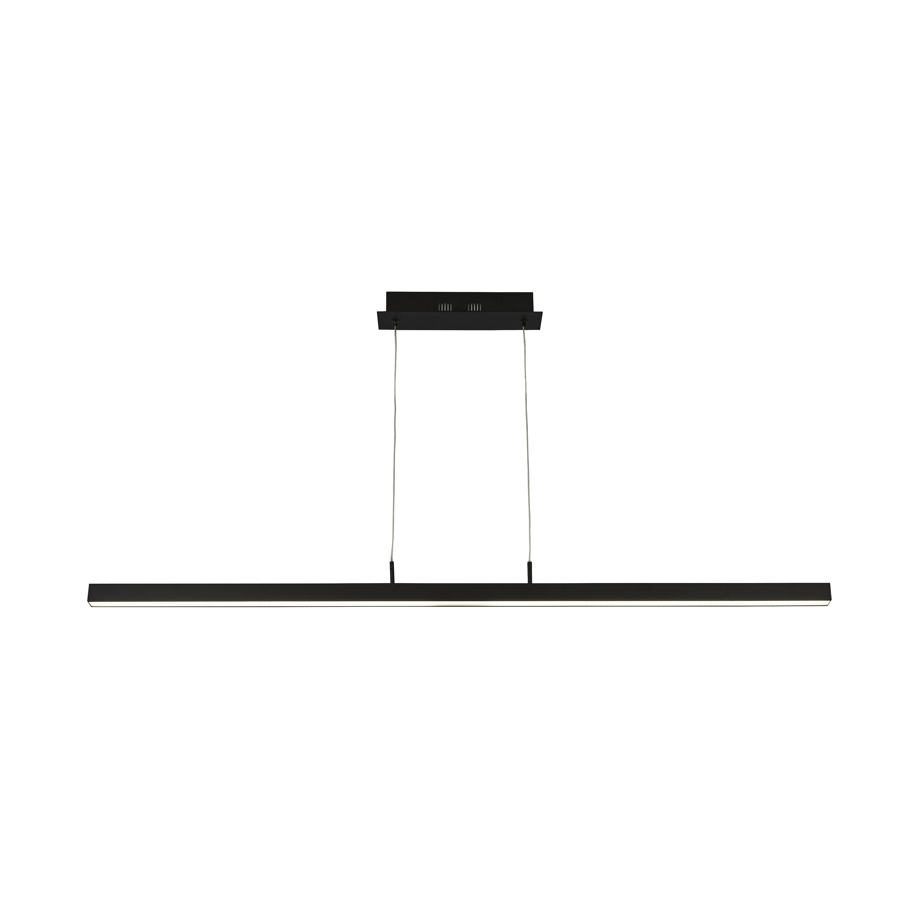 Searchlight Tribeca - lampe suspendue - 118,5 x cm - 16,5W LED inclus - noir et blanc mat