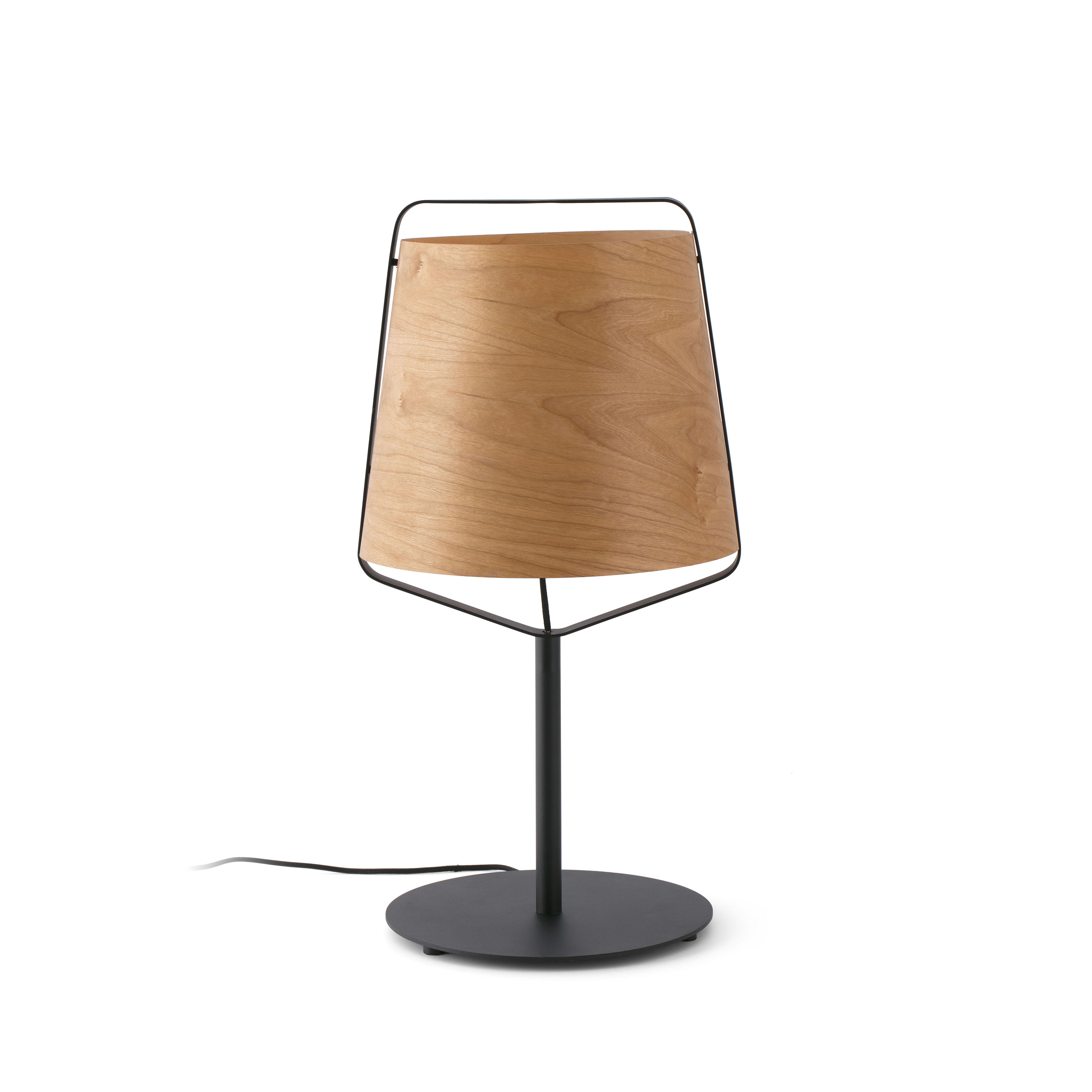 Faro Stood - lampe à poser - Ø cm - noir et brun
