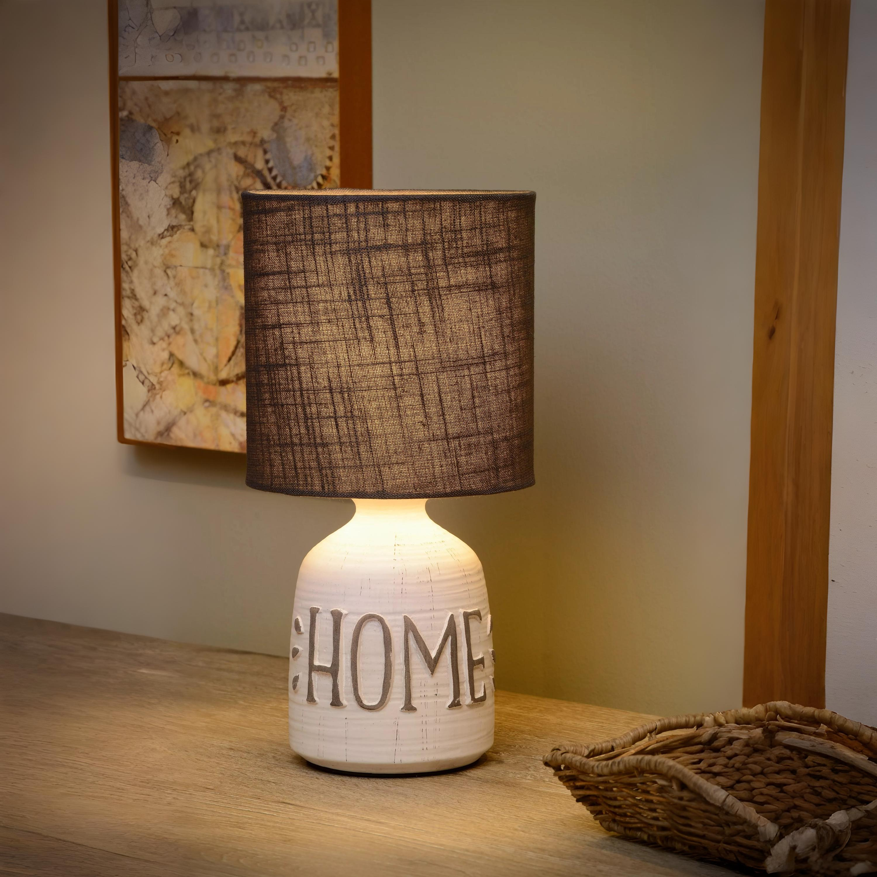Lucide Cosby - lampe à poser - Ø 16,5 x - noir